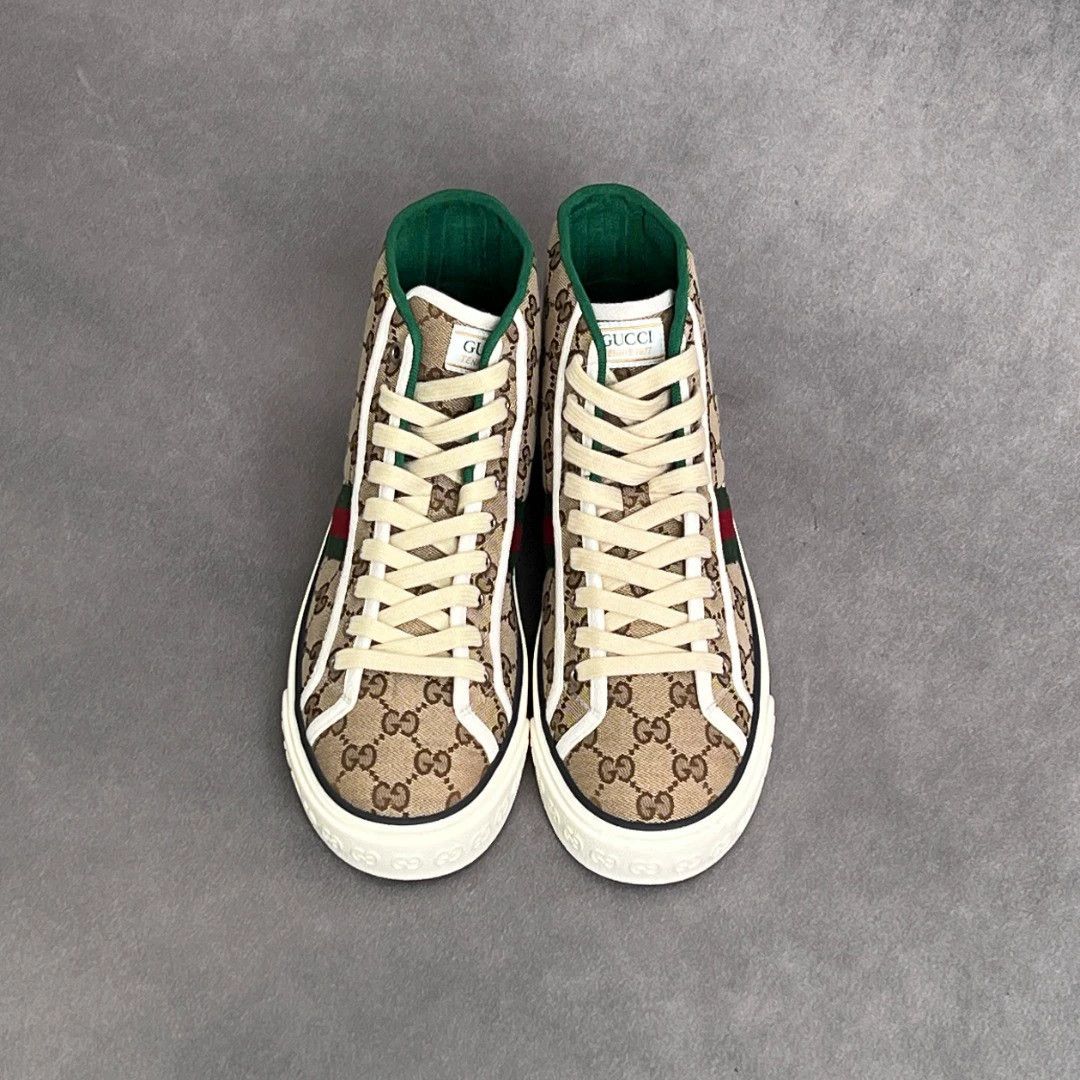 Gucci Gucci GG Supreme Embroidered High-Top Sneaker Size US 8 / EU 41 - 2 Thumbnail