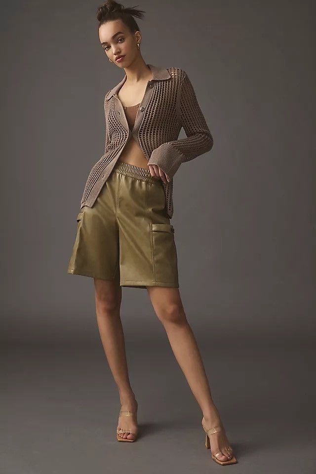 AVEC LES FILLES Anthropologie Avec Les Filles Utility Shorts, Size S Size 28" / US 6 / IT 42 - 4 Thumbnail