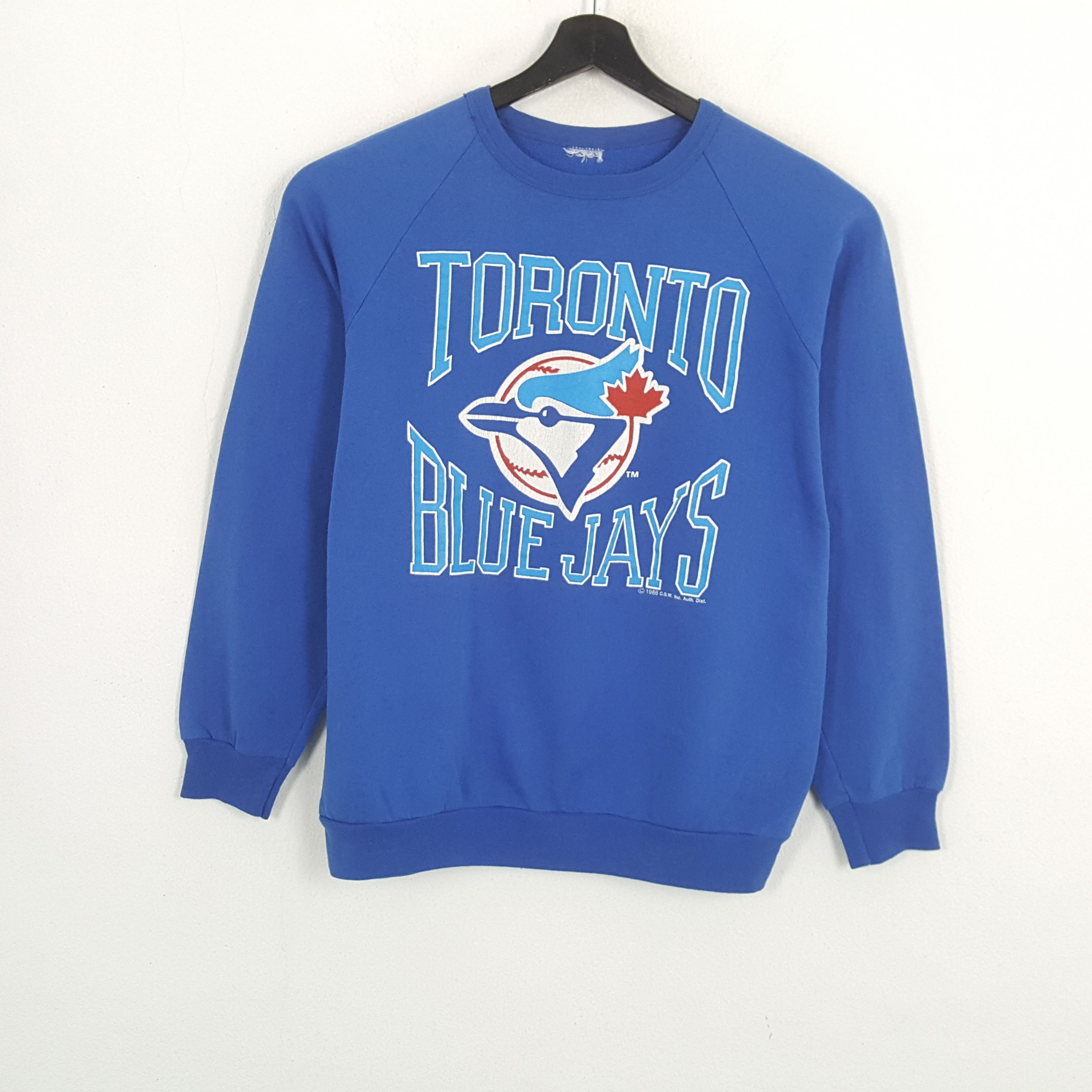 MLB × Vintage TORONTO BLUE JAYS MLB Baseball Team Vintage Sweatshirt Size US M / EU 48-50 / 2 - 1 Thumbnail