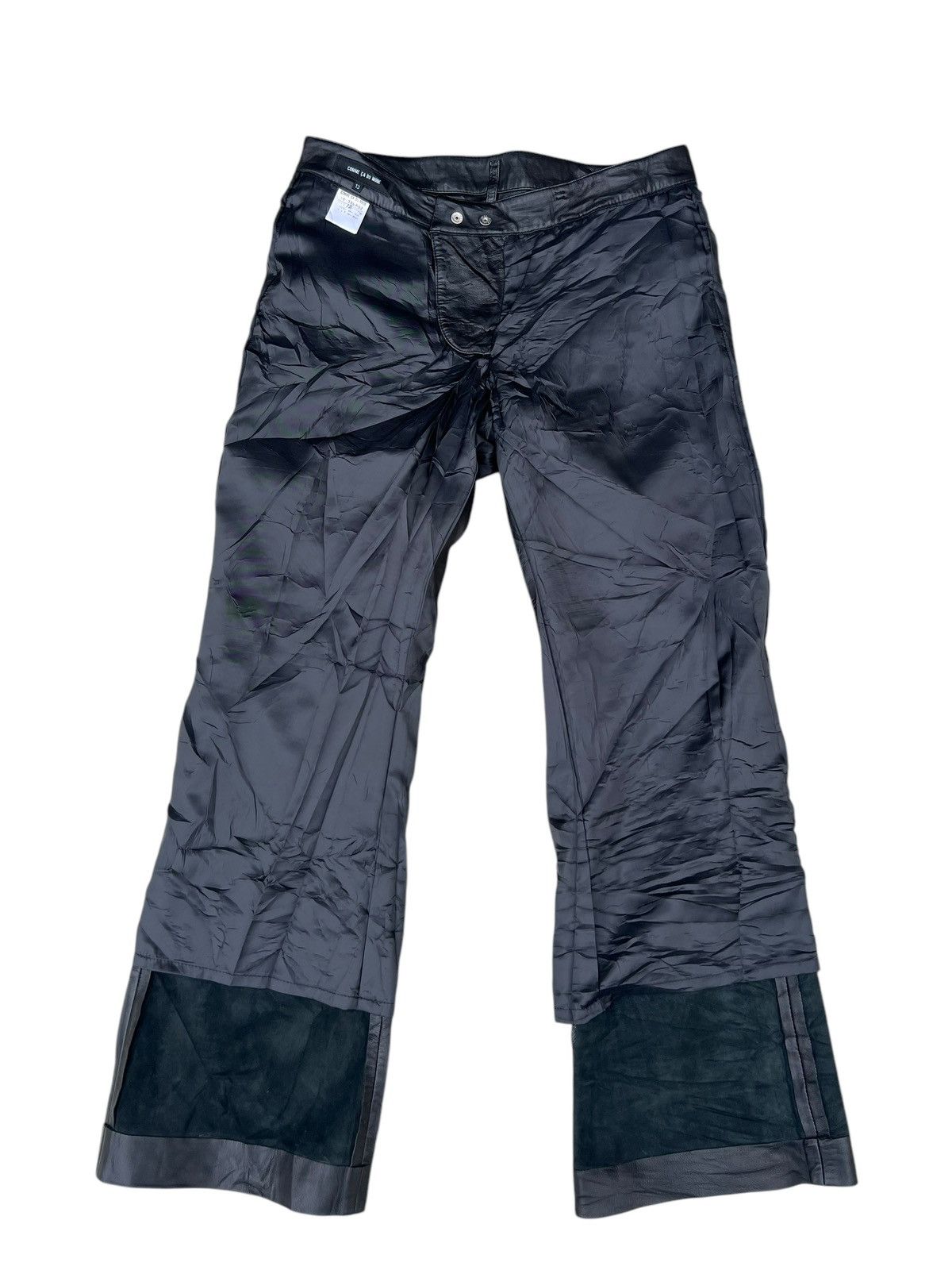Comme Ca Ism × Japanese Brand × Leather Comme Ca Du Mode Japan Napa Sheepskin Leather Bootcut Pant Size 30" / US 8 / IT 44 - 19 Thumbnail