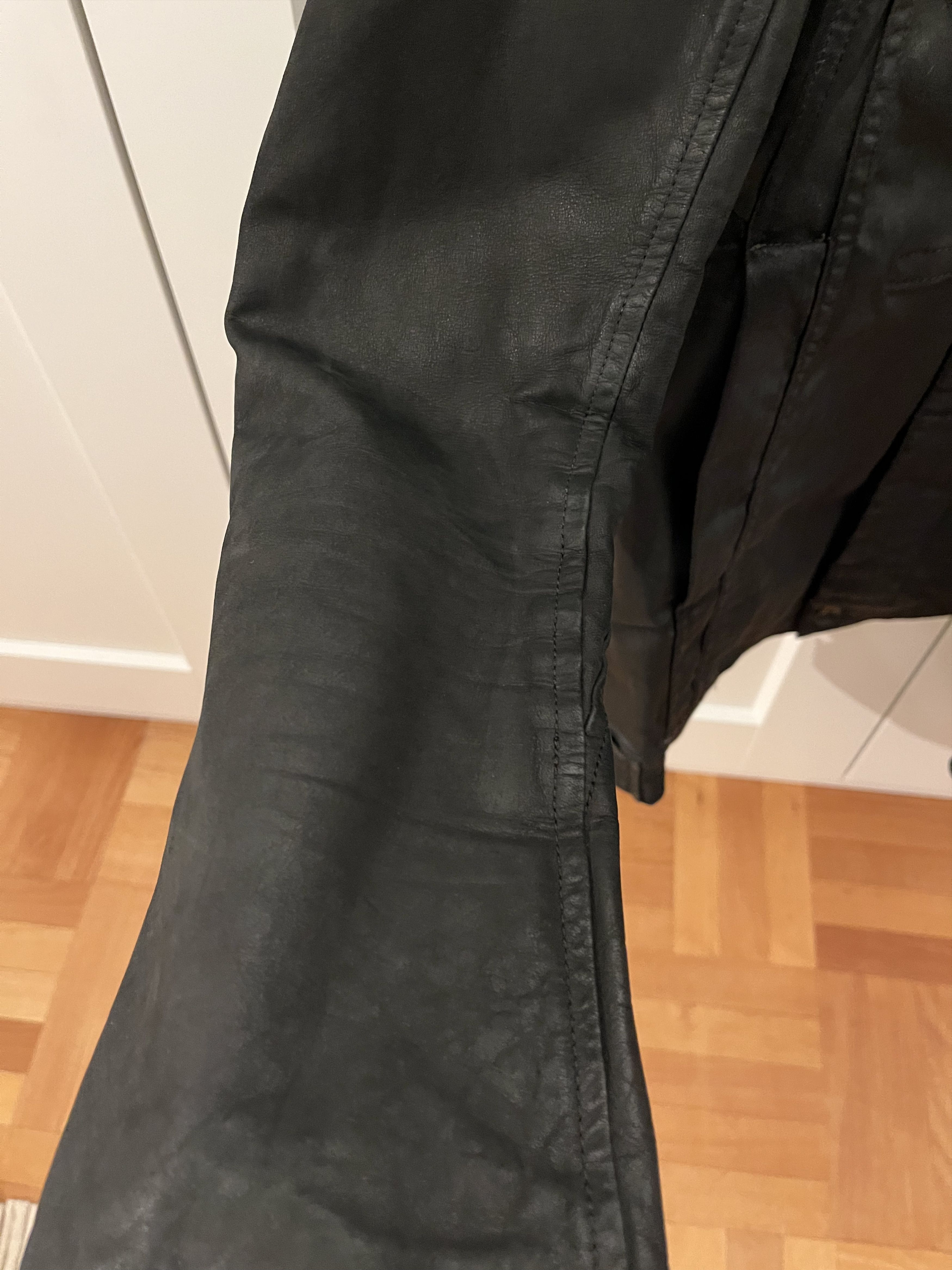 Rick Owens Drkshdw Rick Owens DRKSHDW Leather Sleeve Slave Jacket Size US L / EU 52-54 / 3 - 10 Thumbnail