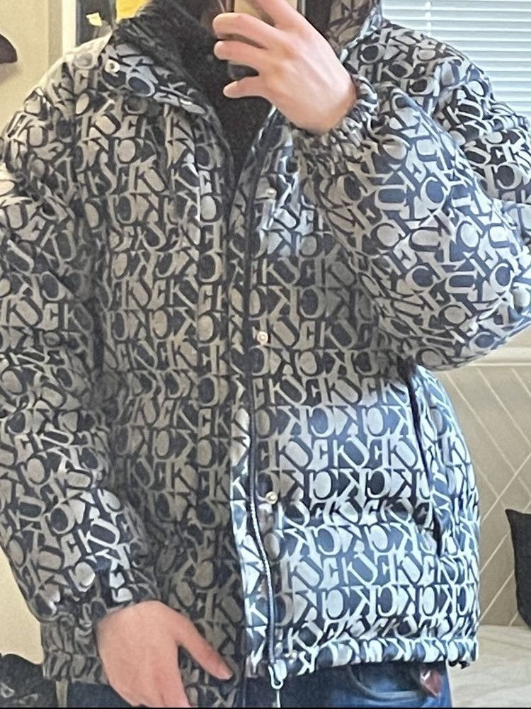 Supreme “Supreme Fuck Jacquard” puffer jacket Size US L / EU 52-54 / 3 - 2 Thumbnail