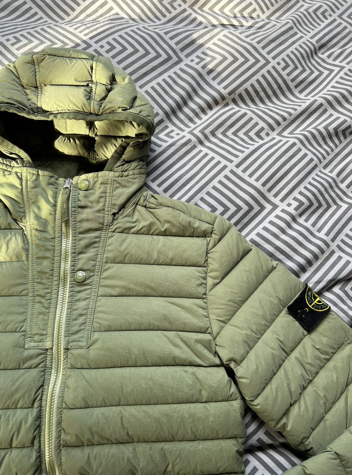 Stone Island Stone Island | Loom Woven Down Nylon-TC | Green | Size S Size US S / EU 44-46 / 1 - 11 Thumbnail