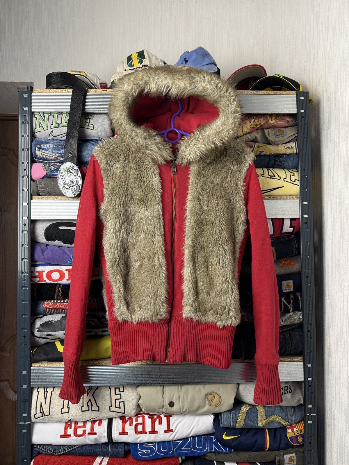 Japanese Brand QUILTED FUR LINER REVERSIBLE JACKET AOZORA JAPAN HEAVEN Size S / US 4 / IT 40 - 1 Thumbnail