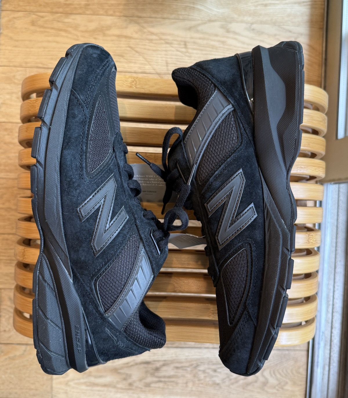 New Balance New Balance 990 v5 Made in America Black 11 Size US 11 / EU 44 - 1 Thumbnail