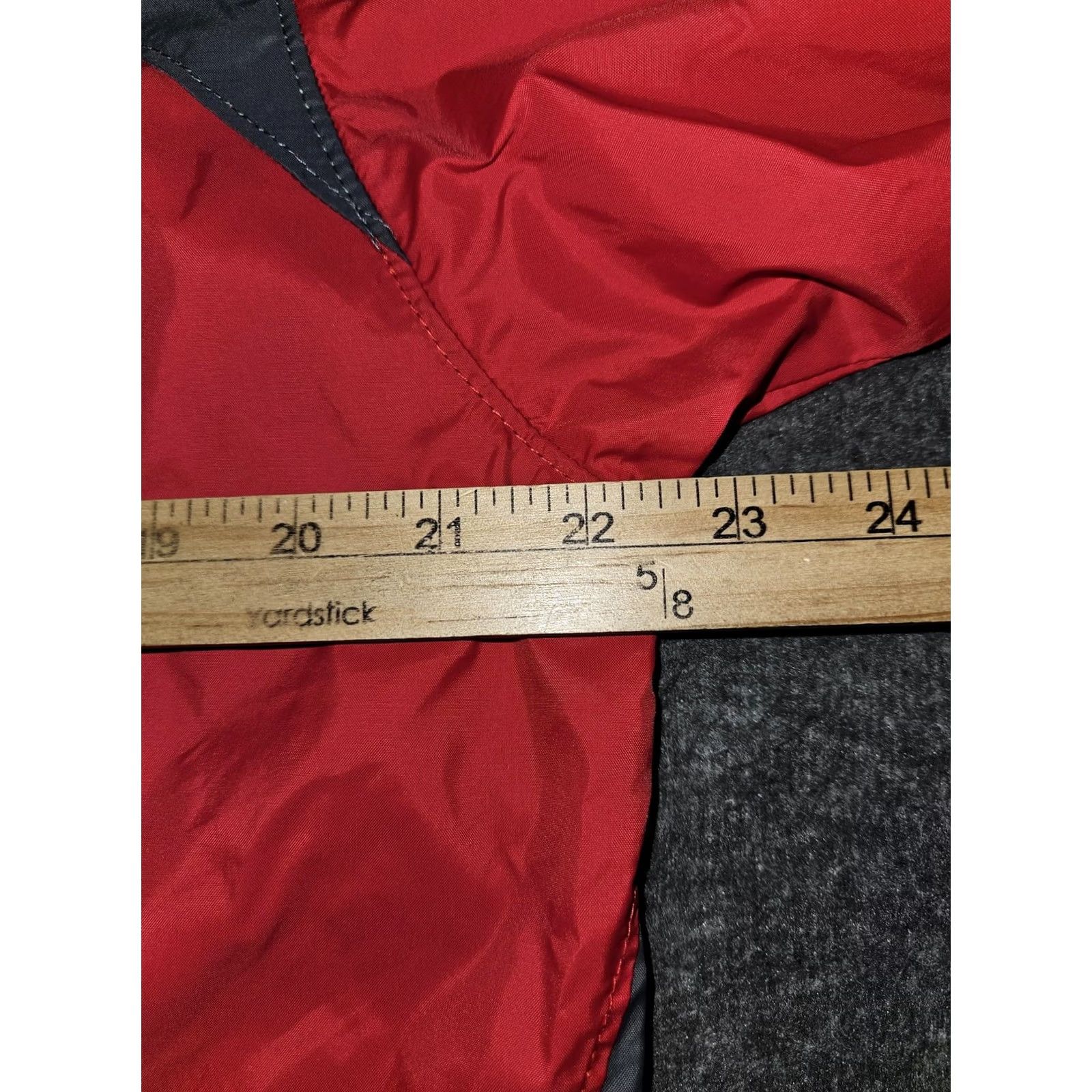 Vintage Columbia Jacket Mens Medium Red Gray Hooded Windbreaker Full Zip Outdoors Coat Size US M / EU 48-50 / 2 - 3 Thumbnail