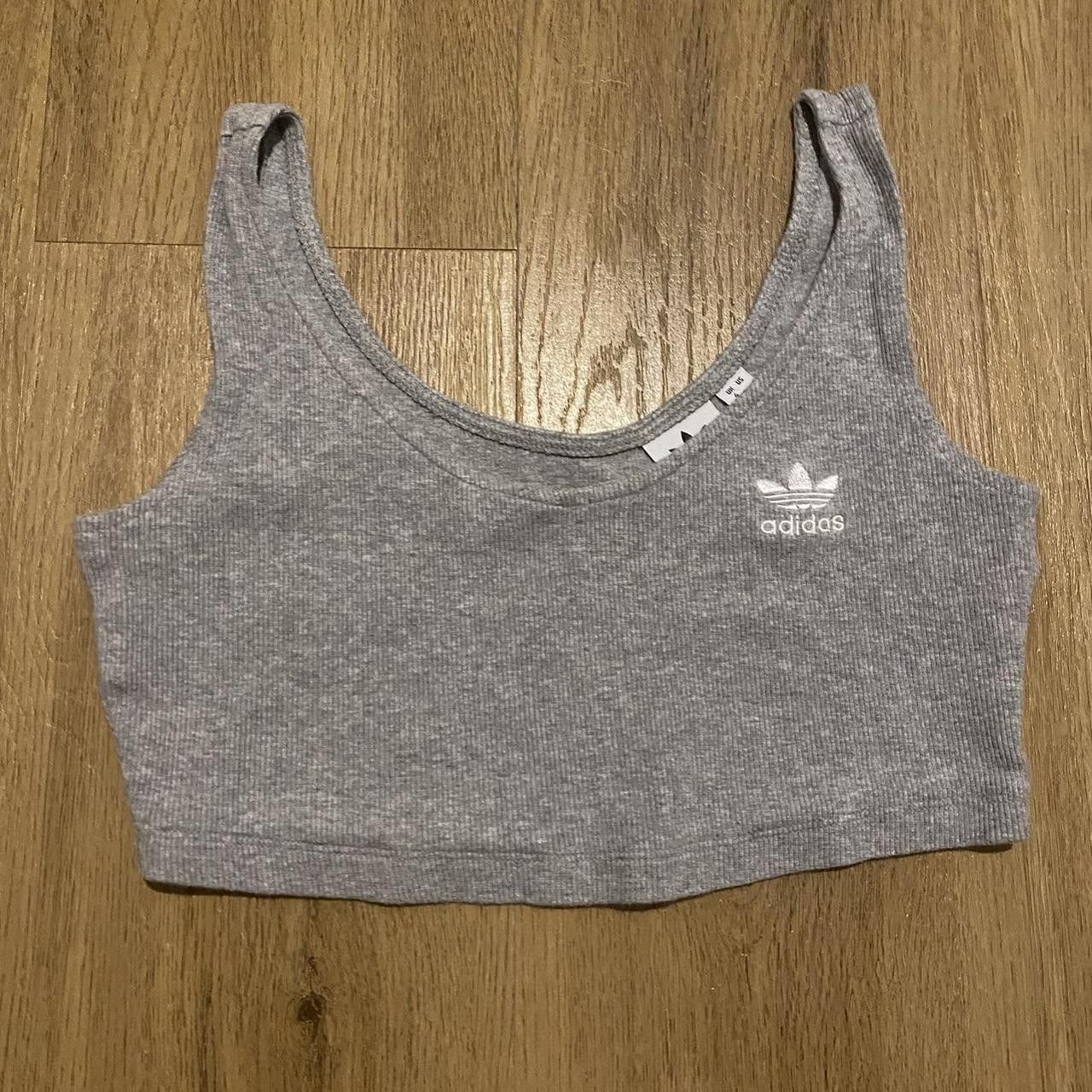 Adidas Grey Adidas crop top #activewear Streetwear Size US S / EU 44-46 / 1 - 1 Thumbnail