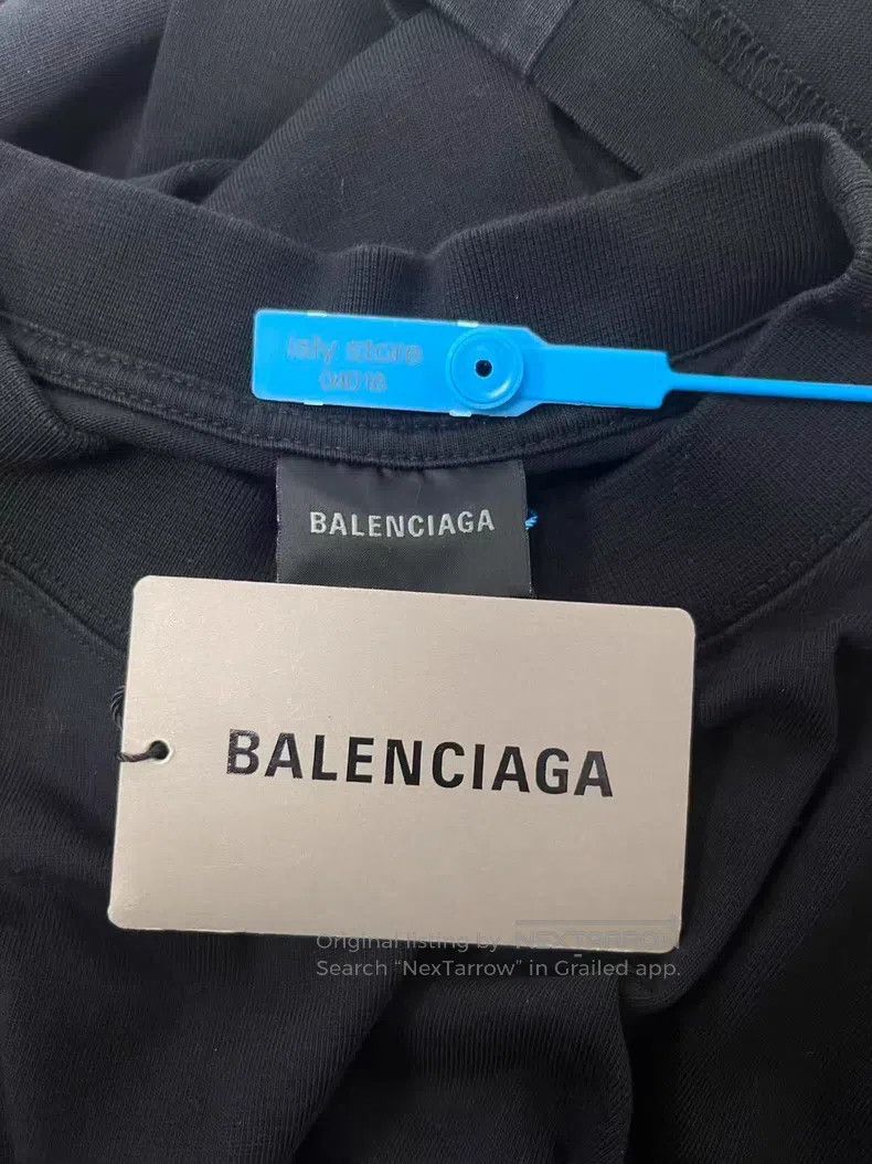 Balenciaga Balenciaga Logo Letter Print Round Neck Short Sleeve T-Shi Size US M / EU 48-50 / 2 - 5 Thumbnail