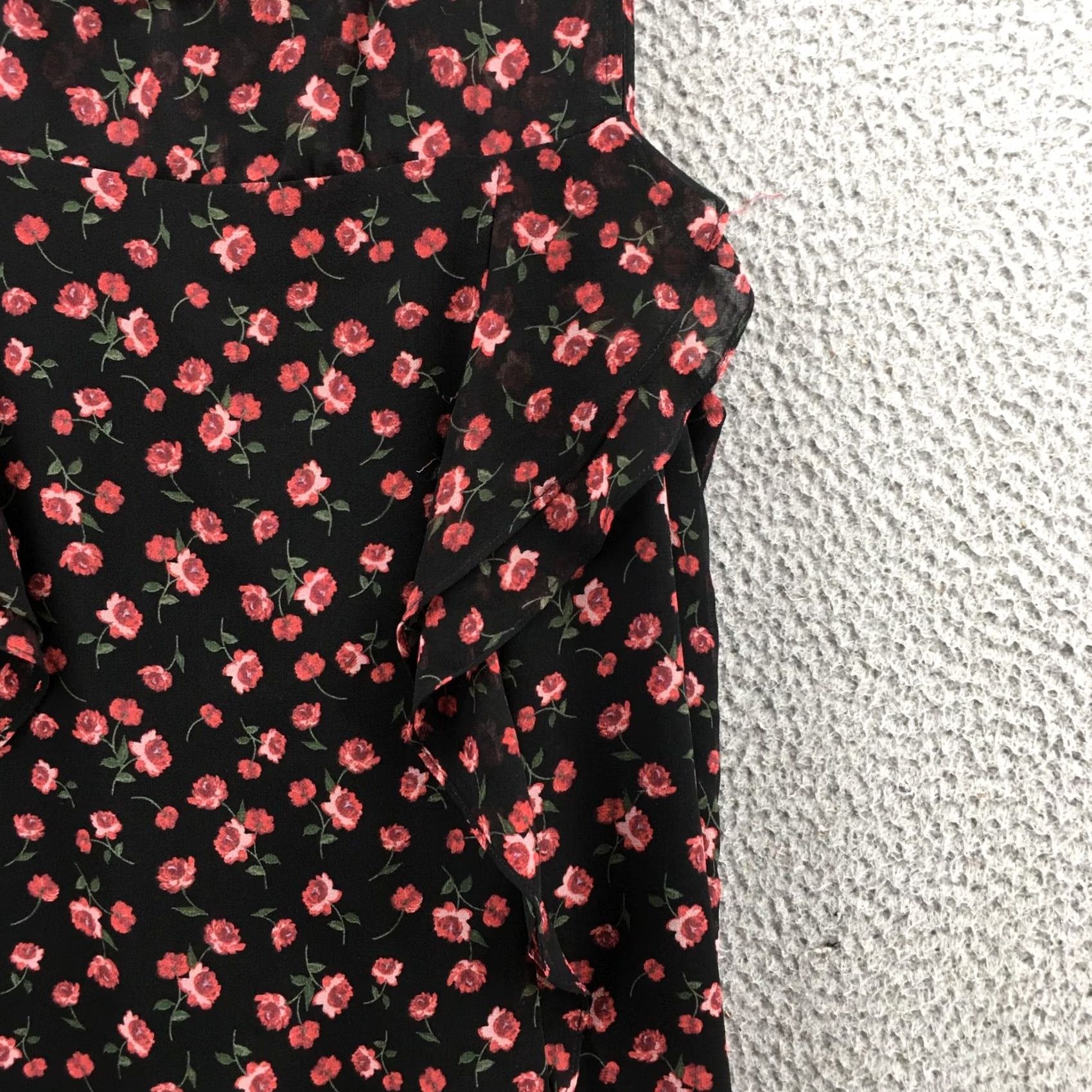 BCBGeneration BCBGeneration A Line Midi Dress Womens M Multicolor Floral Sleeveless Casual Size M / US 6-8 / IT 42-44 - 5 Thumbnail