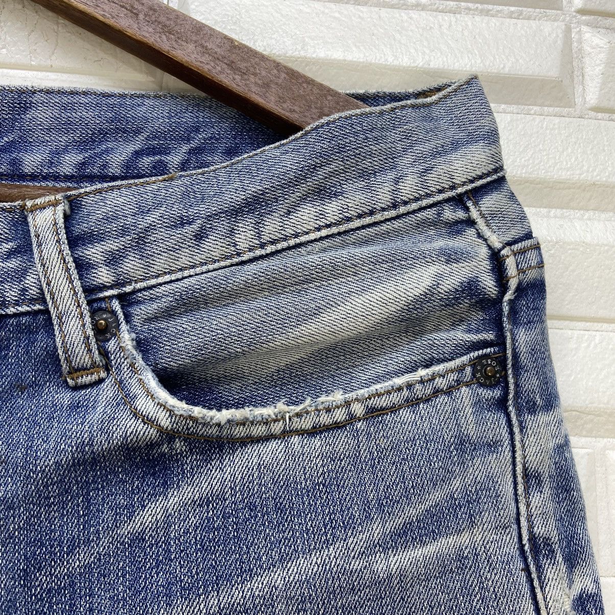 JACKROSE Flare Jackrose Distressed Denim Jeans Size US 31 - 19 Thumbnail