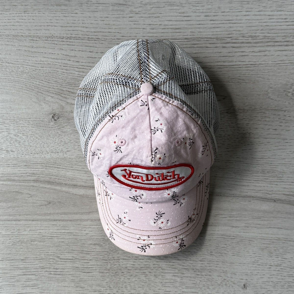 Von Dutch Vintage Von Dutch Full-Mesh Green Trucker Hat Rare Size ONE SIZE - 3 Thumbnail