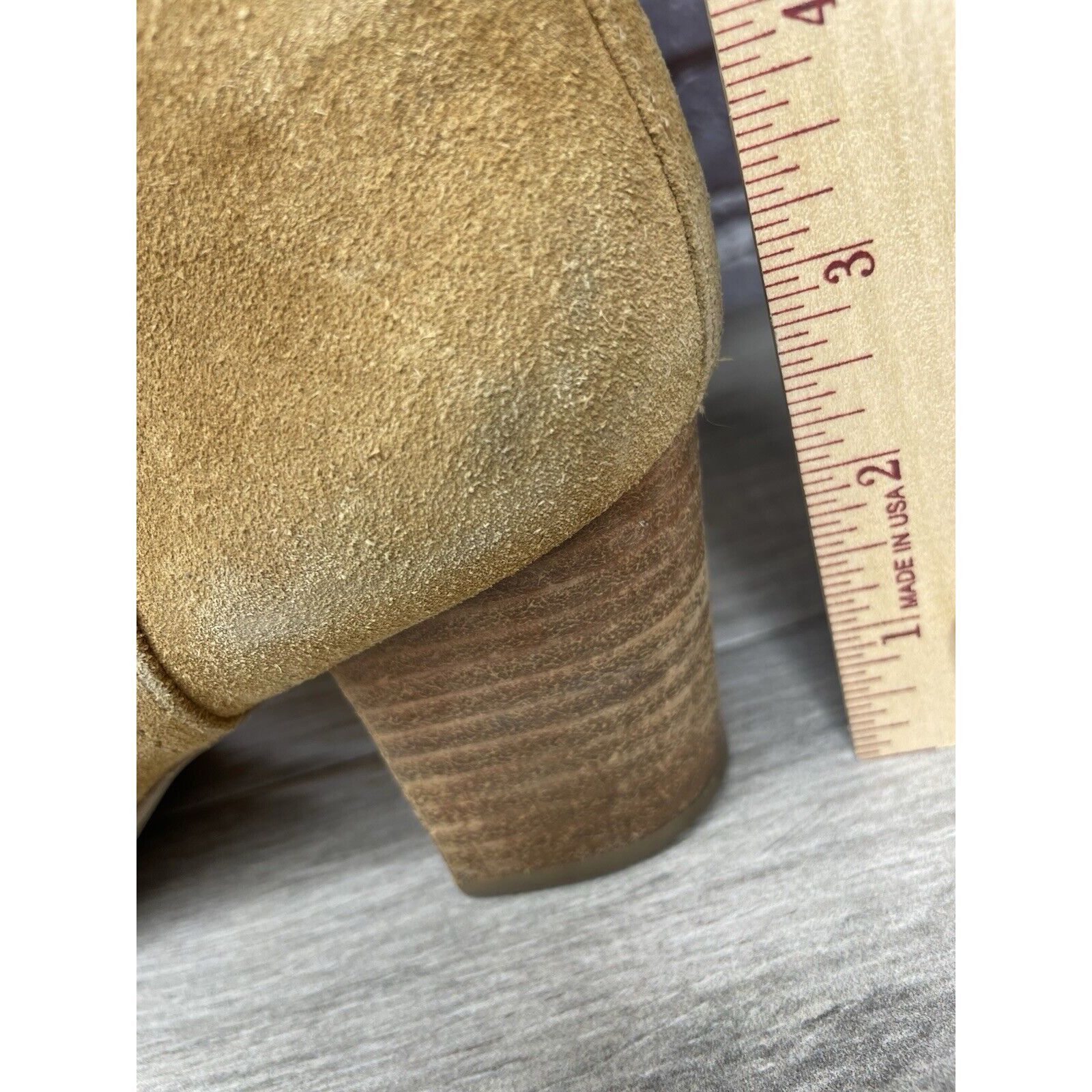 Tory Burch Tory Burch Tan Suede Leather Side Zipper High Heel Booties W Size US 7.5 / IT 37.5 - 18 Thumbnail