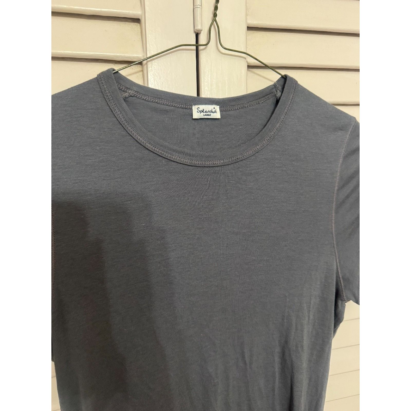 Splendid Splendid gray short sleeve Crewneck T-shirt top size large Size L / US 10 / IT 46 - 3 Thumbnail