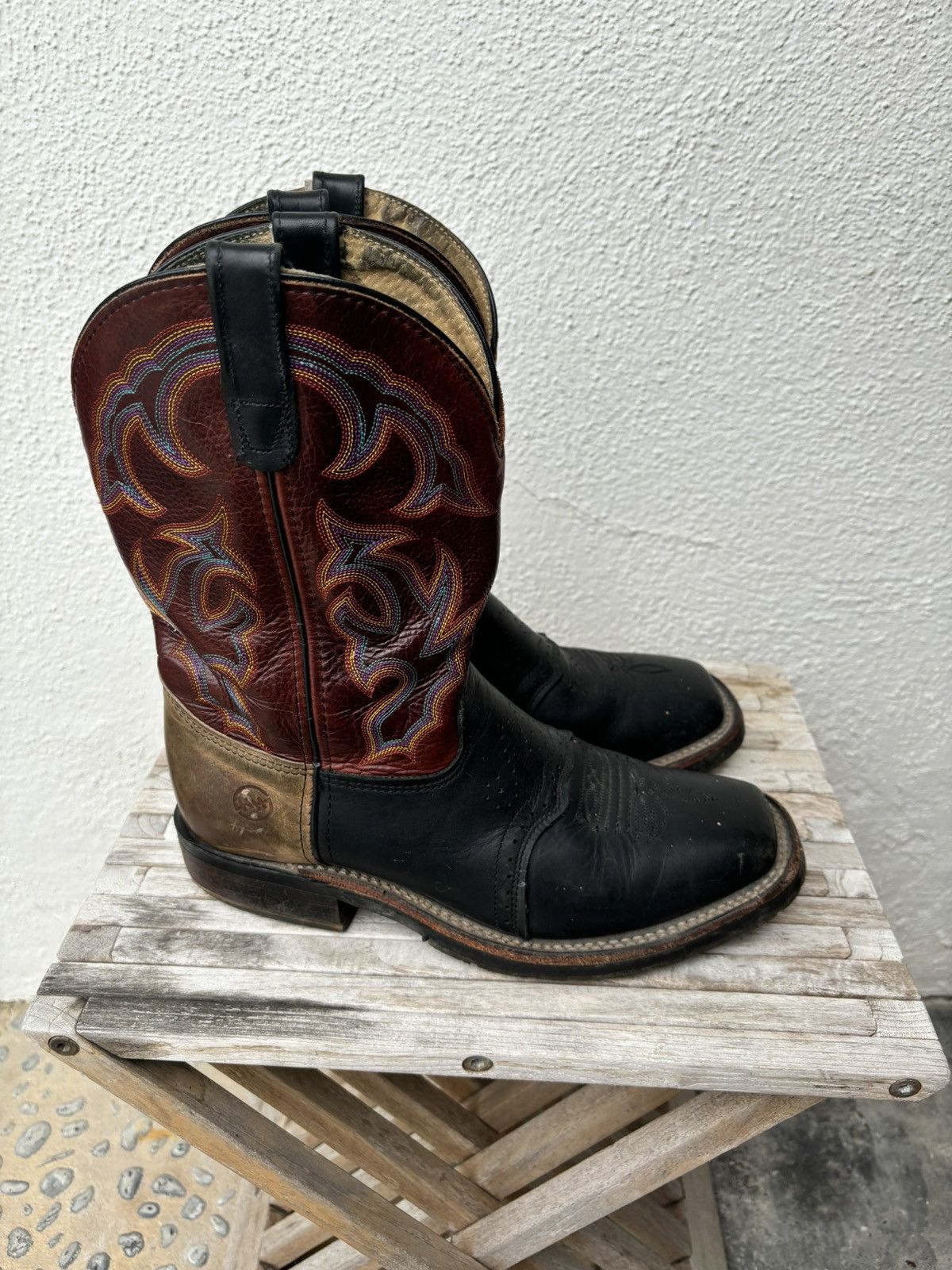 Vintage Double H vintage cowboy boots Size US 9.5 / EU 42-43 - 1 Thumbnail