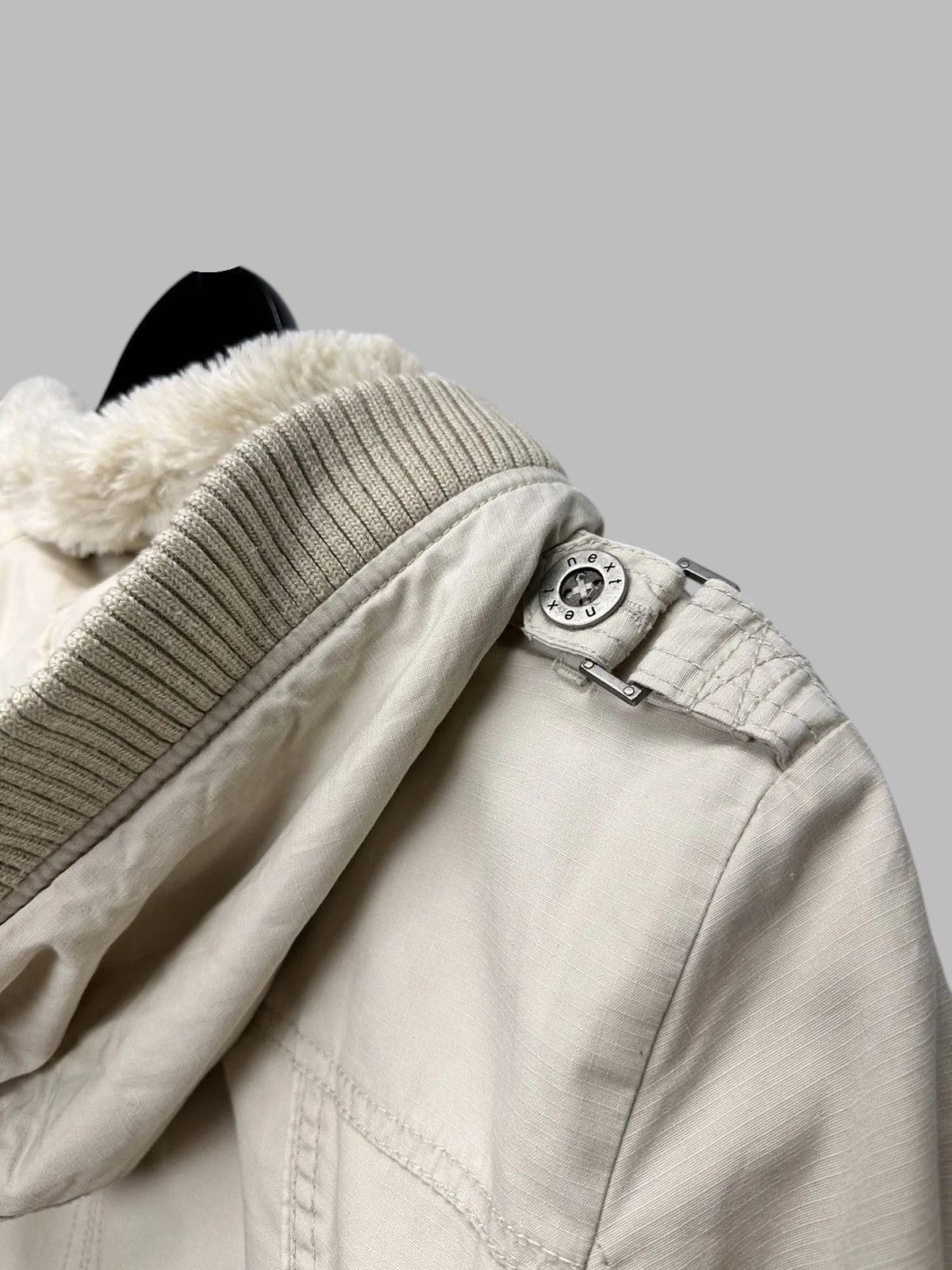 If Six Was Nine Jacket Beige Vintage Fur GOA Tornado Style Streetwear Size US M / EU 48-50 / 2 - 12 Thumbnail