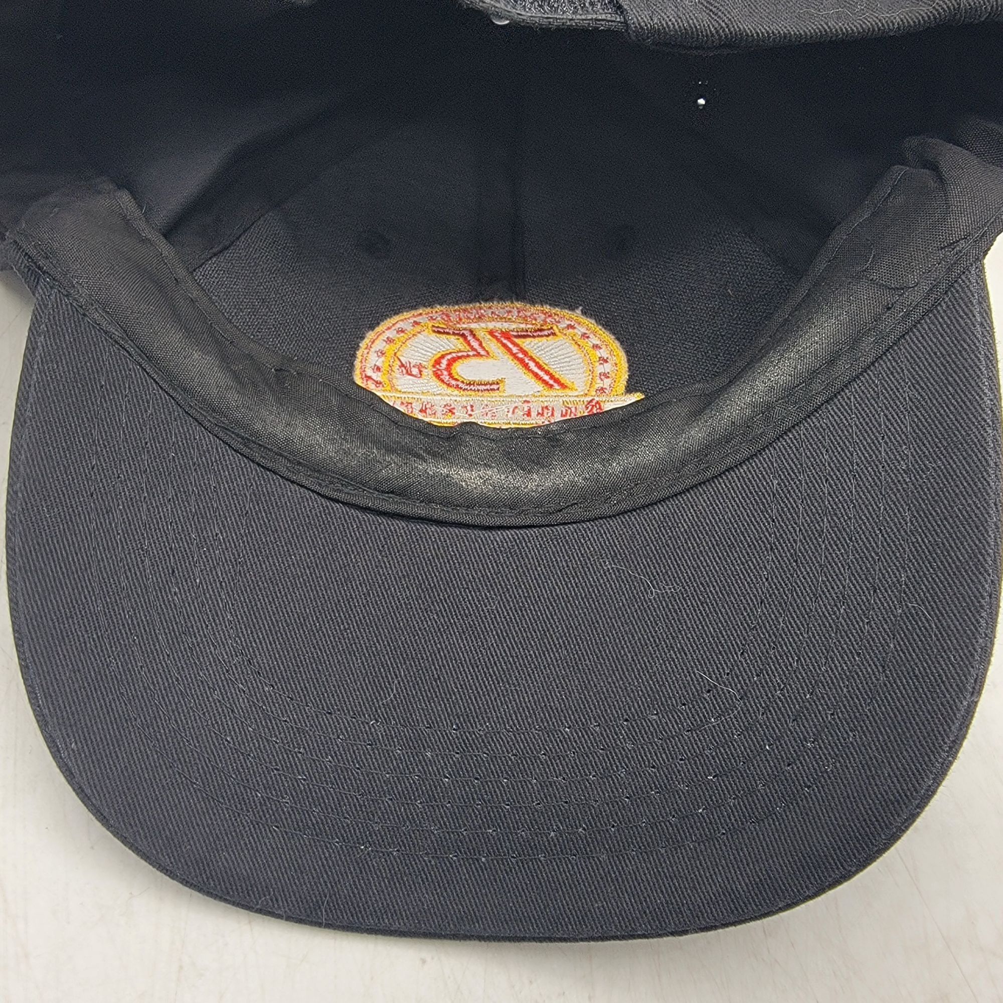 Other Carls Jr 75th Anniversary Adults Black Baseball Hat Cap Adju Size ONE SIZE - 8 Thumbnail