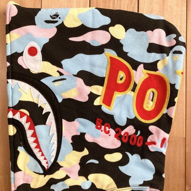 Bape BAPE Multi Camo 2nd Shark Full Zip Hoodie CANDY CAMO APE Size US M / EU 48-50 / 2 - 5 Thumbnail