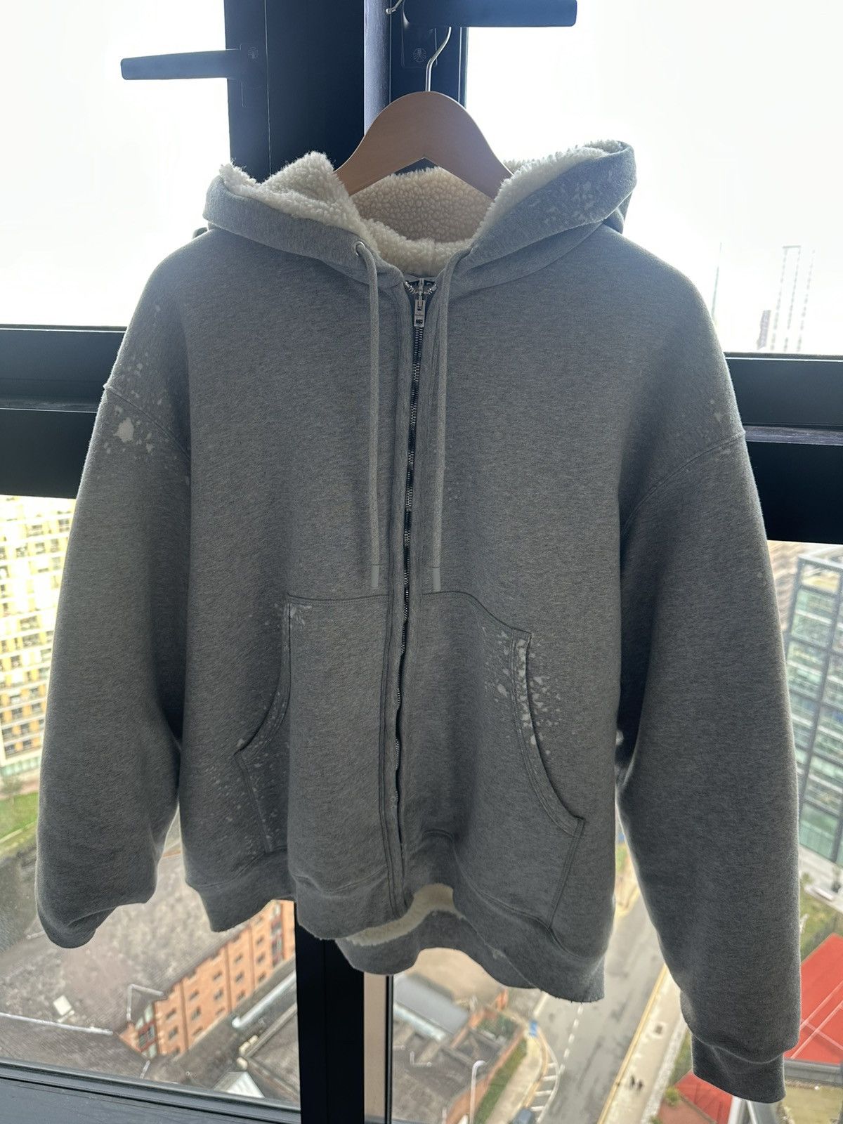 Acne Studios FW25 acne distressed hoodie Size US S / EU 44-46 / 1 - 1 Thumbnail