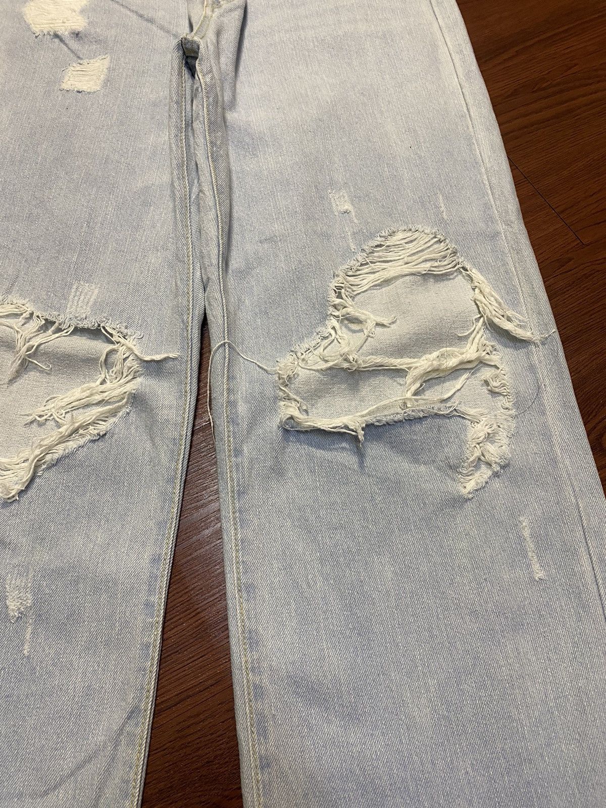 Japanese Brand Japanese Brands Faded Wash Baggy Jeans Size US 28 / EU 44 - 8 Thumbnail