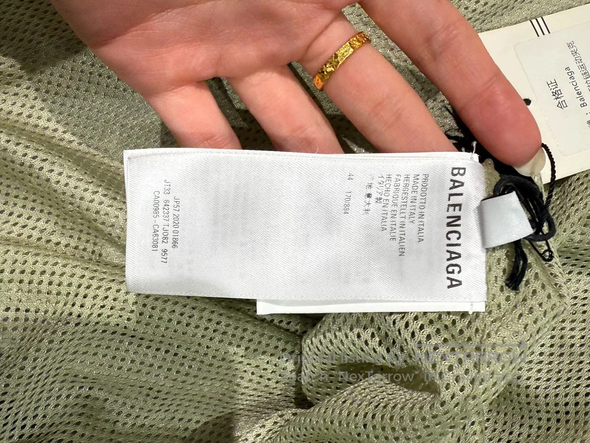 Balenciaga Balenciaga Stand Collar Zip Sports Jacket. Size US S / EU 44-46 / 1 - 7 Thumbnail