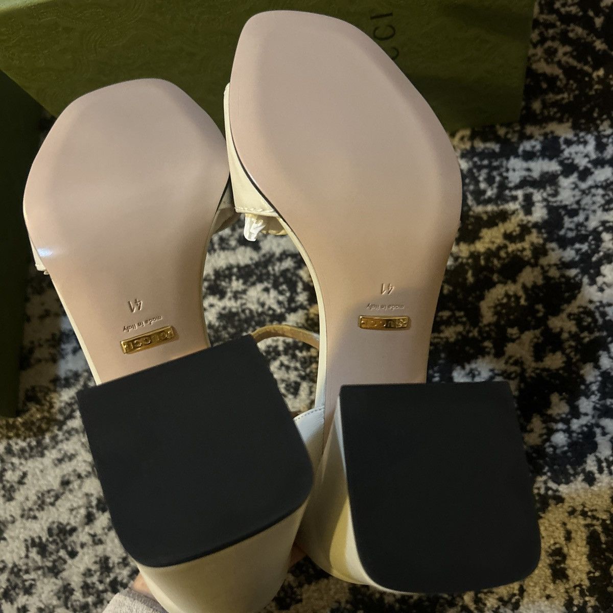 Gucci Gucci Horsebit Block Heel Sandals size 41 Size US 11 / IT 41 - 6 Thumbnail