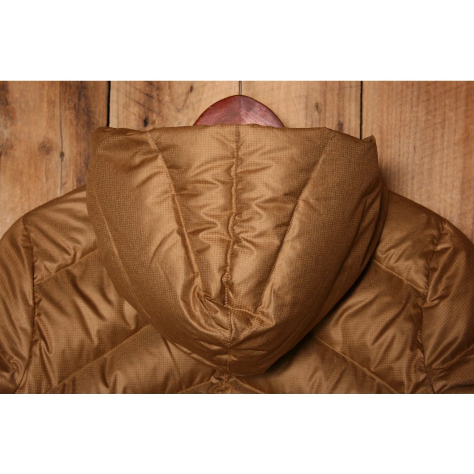 Marmot VINTAGE Marmot Carina Gold 700 Down Insulated Asymmetrical Hybrid Jacket S Women Hooded Puffer Zip Size S / US 4 / IT 40 - 7 Thumbnail