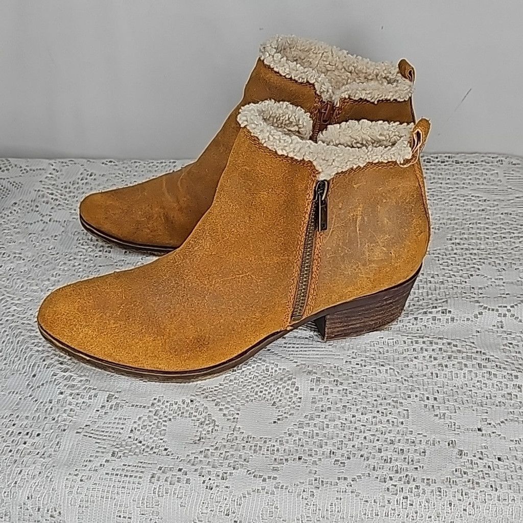 Lucky Brand Lucky Brand Baselsher leather sherpa lined ankle boots 8.5 Size US 8.5 / IT 38.5 - 2 Thumbnail