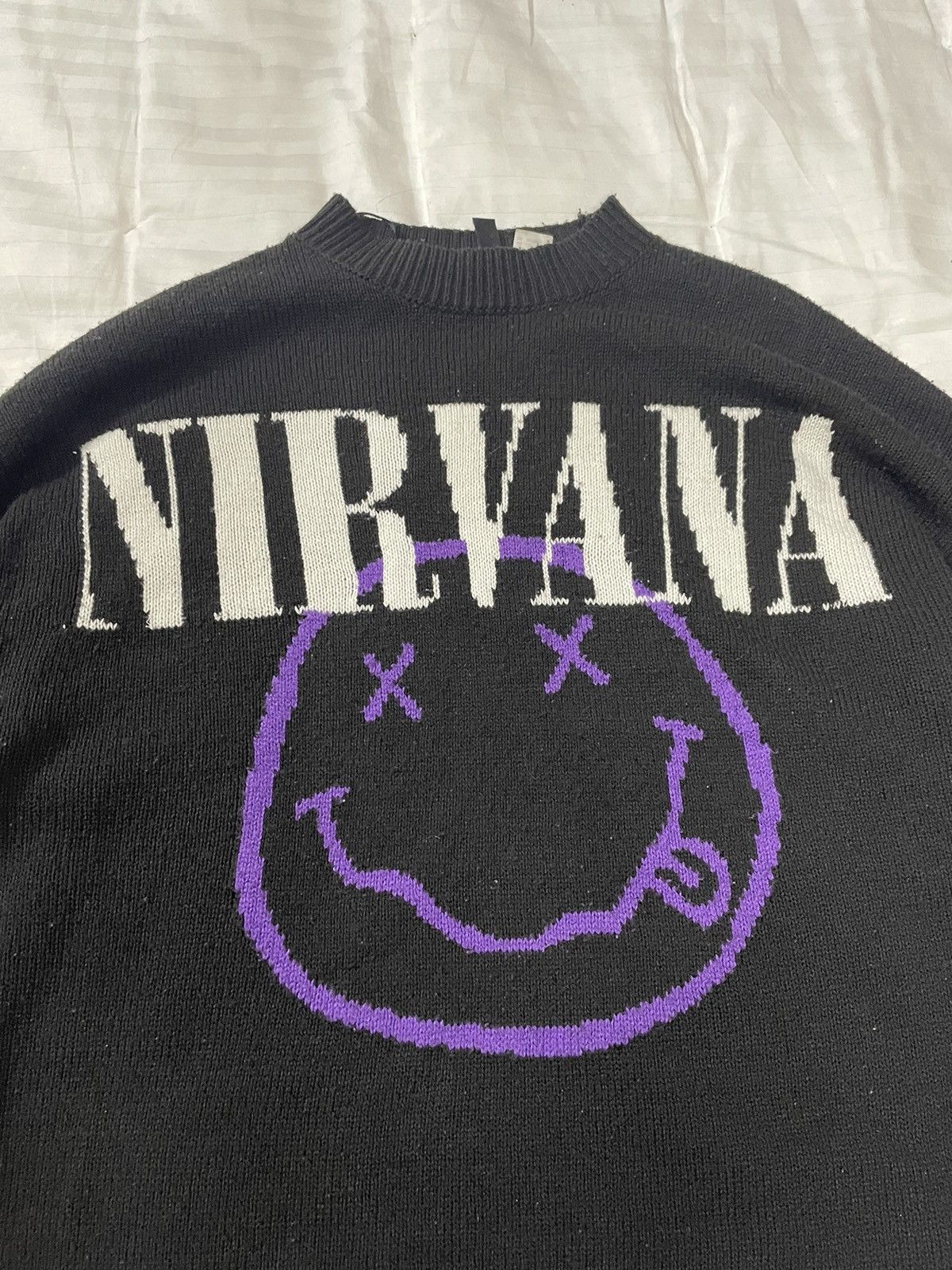 Band Tees Vintage Nirvana Rare Sweater Size US L / EU 52-54 / 3 - 4 Thumbnail