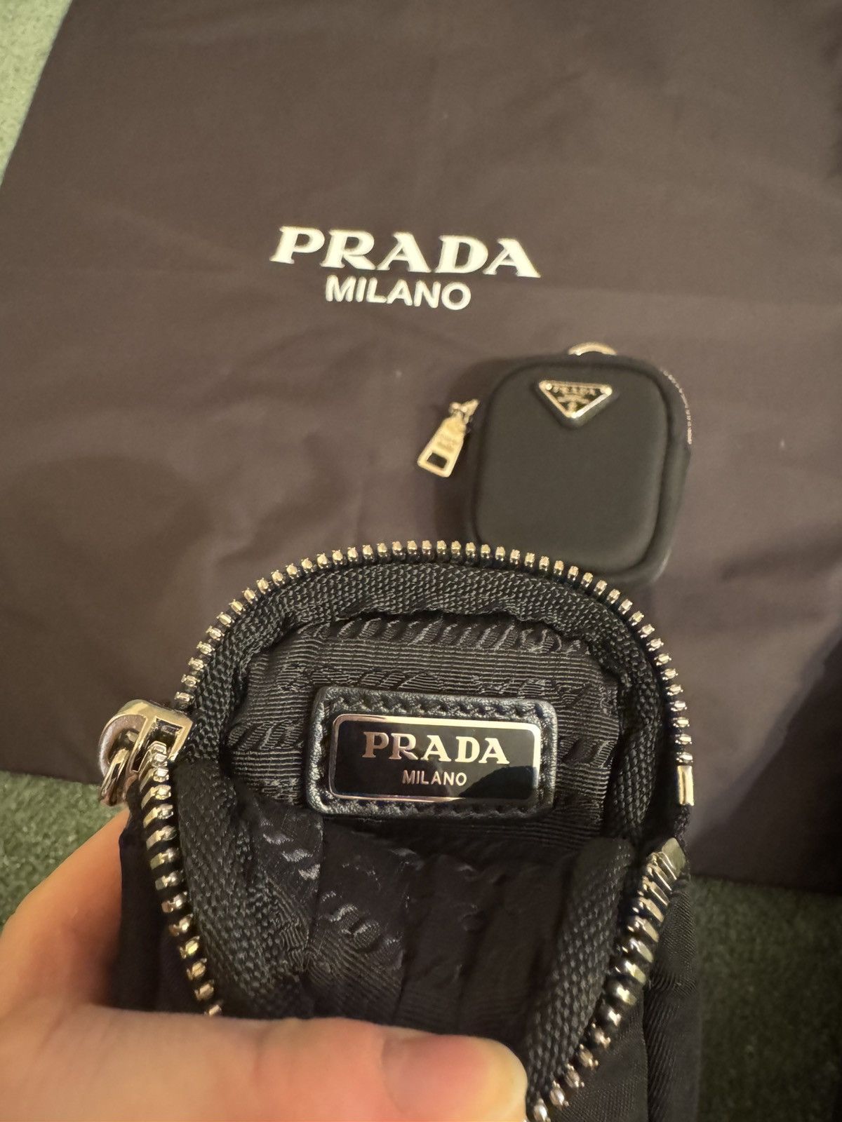 Prada Hi-Top Sneakers w/ Triangle Pouch Size US 7.5 / EU 40-41 - 7 Thumbnail