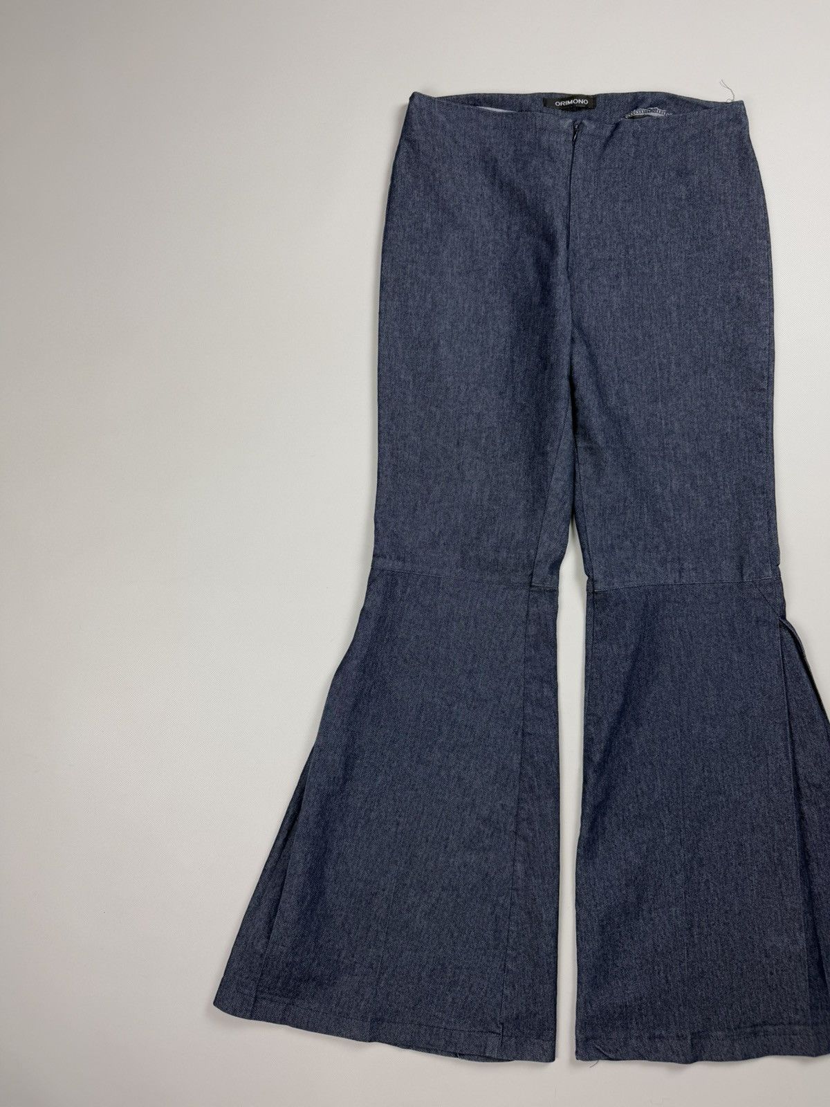 Japanese Brand Orimono Ladies Japanese Flared Low Rise Y2K Jeans Pants Size 32" / US 10 / IT 46 - 2 Thumbnail