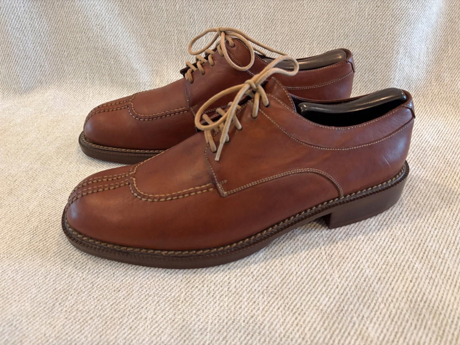 Cole Haan Cole Haan Country 7250 Brown Leather Split Toe Shoes 9 D Size US 9 / EU 42 - 4 Thumbnail