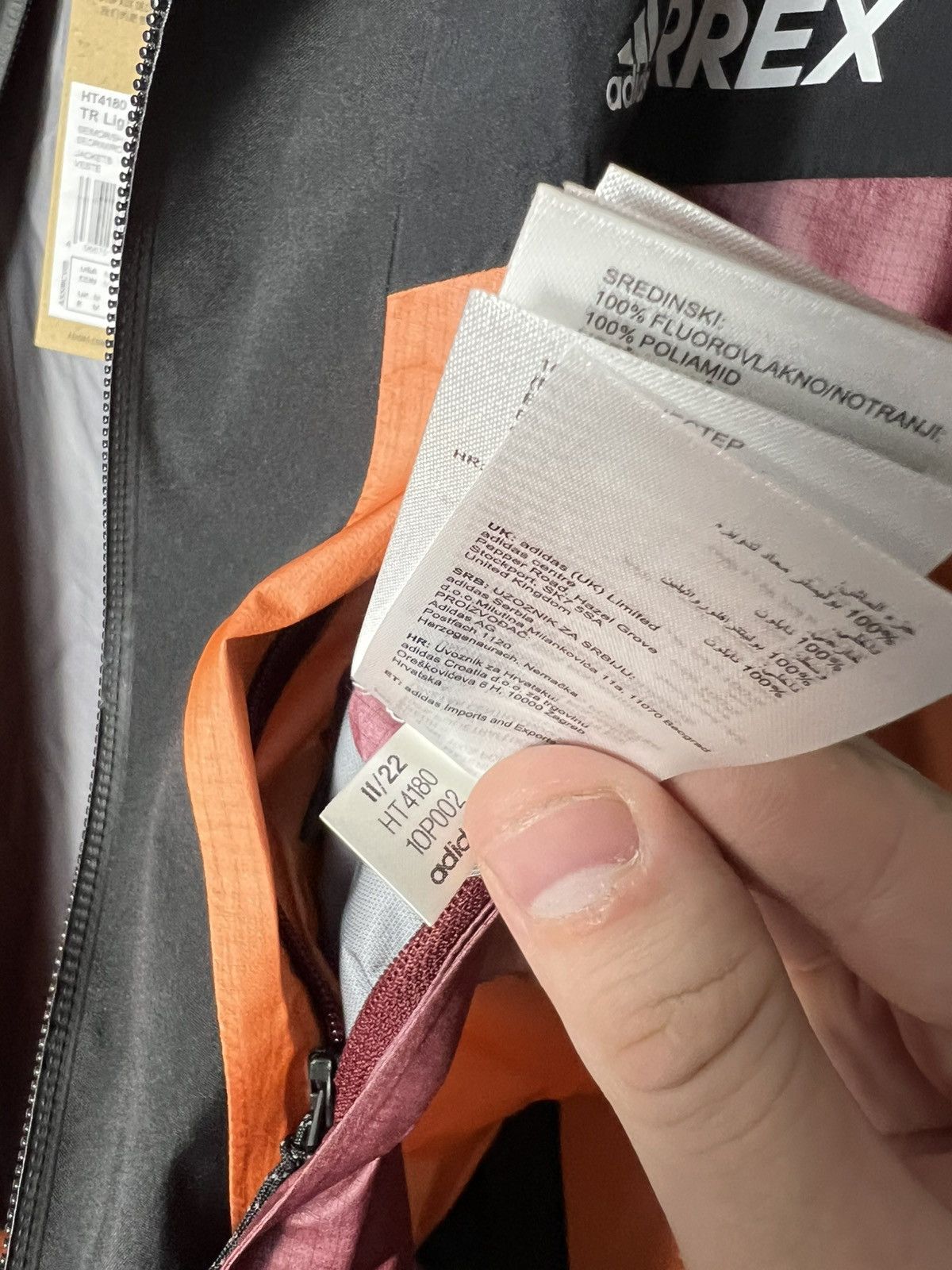 Adidas 🧥 Adidas Terrex Gore-Tex Alpine Windbreaker Gorpcore Size M Size US M / EU 48-50 / 2 - 21 Thumbnail