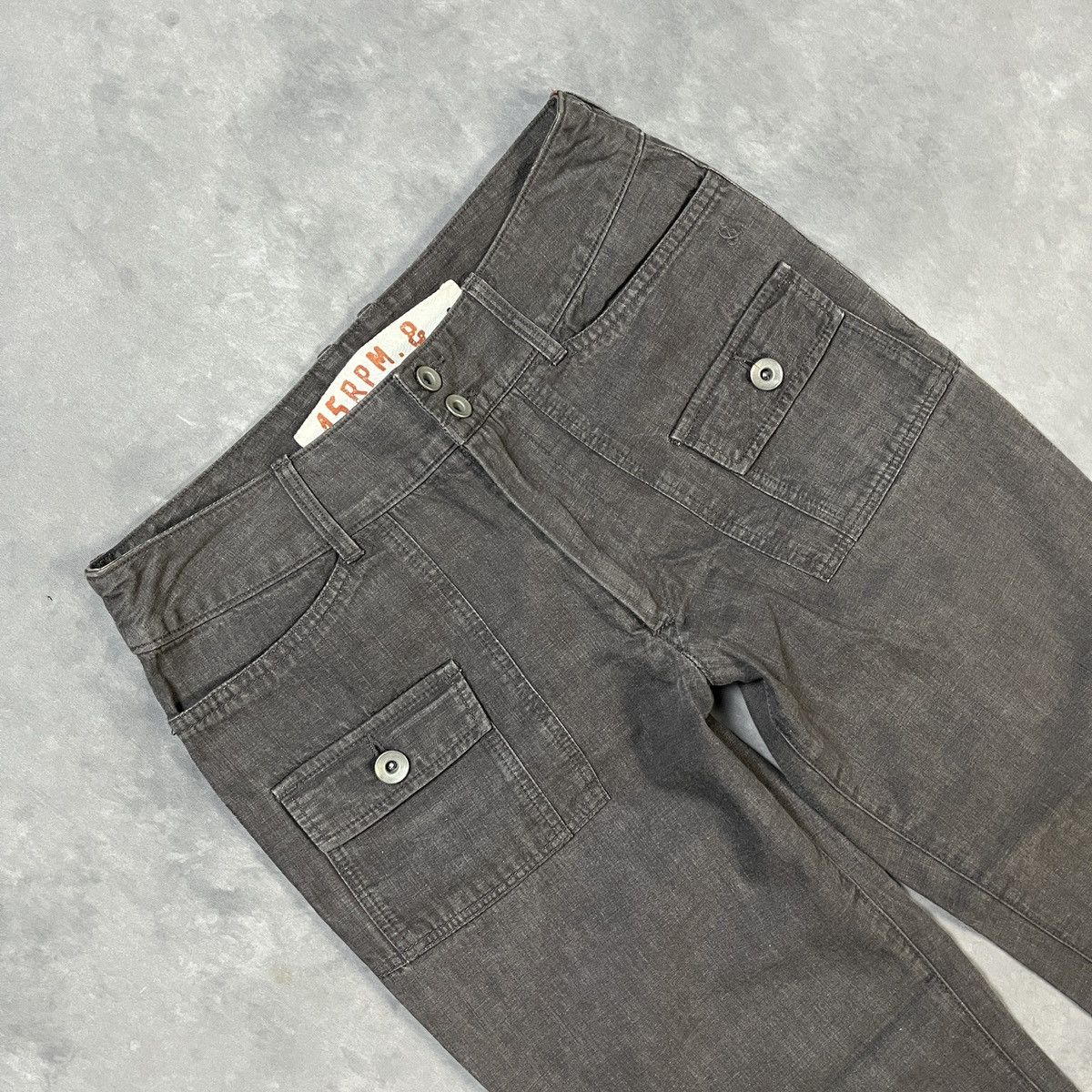 45rpm 45RPM Japanese Wide Flare Cotton Trousers Made in Japan Size US 27 - 2 Thumbnail