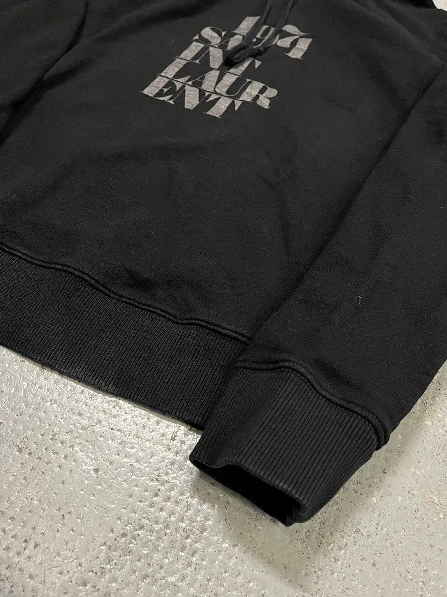 Saint Laurent Paris SS2018 Saint Laurent Black Propaganda Printed Hoodie Size XS / US 0-2 / IT 36-38 - 5 Thumbnail