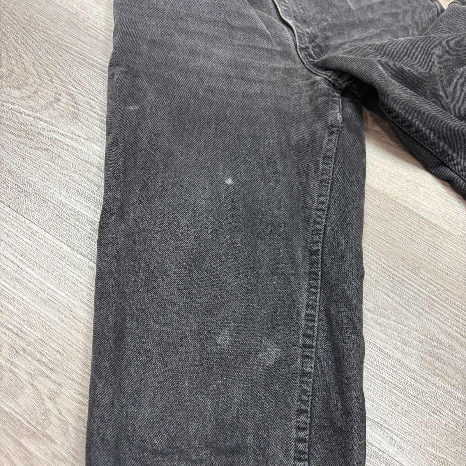 Levi's × Vintage Vintage 90s Levi's 550 Student Relaxed Black Jeans 30x32 Size US 30 / EU 46 - 13 Thumbnail
