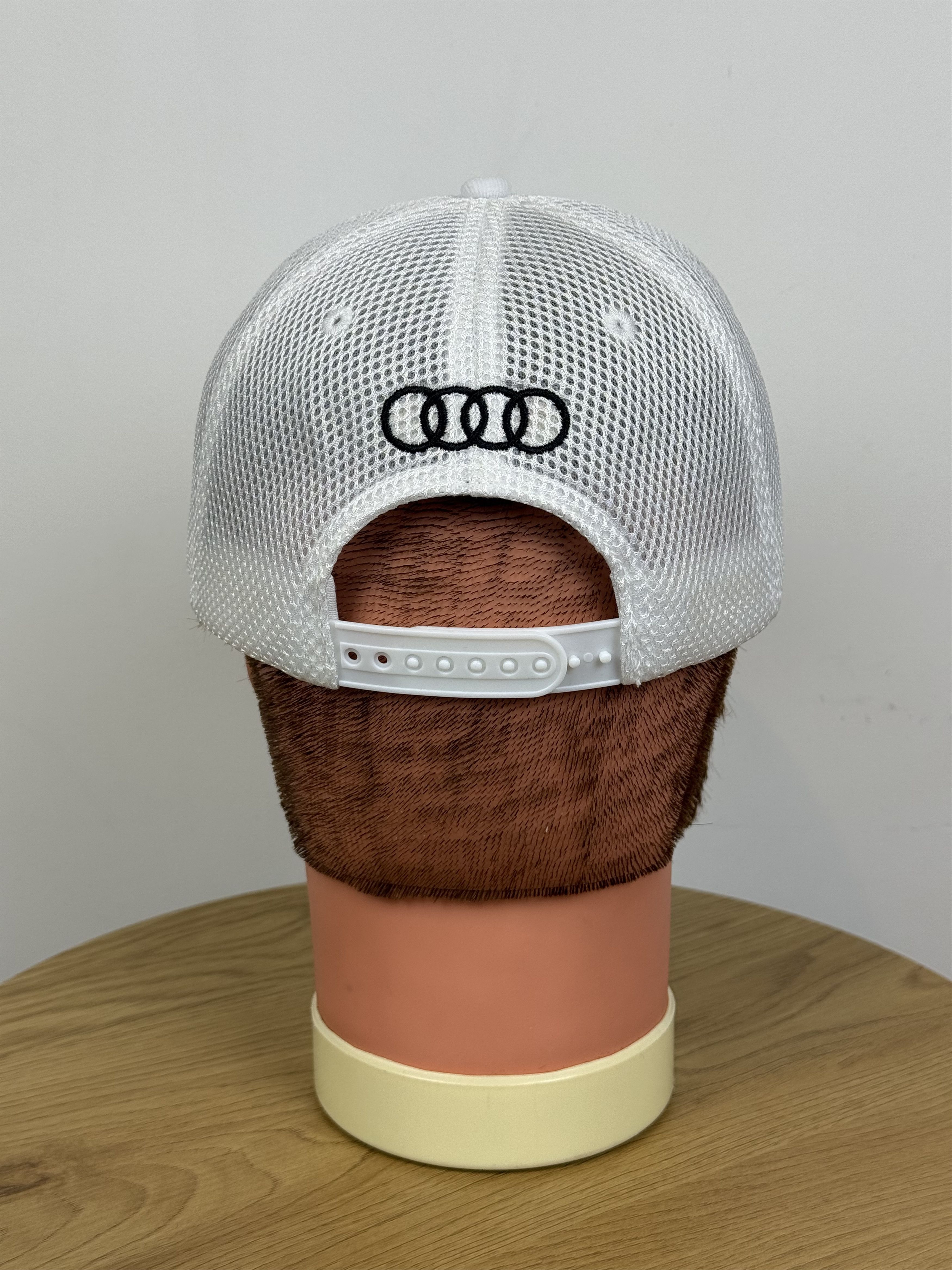 Audi Audi Quattro Cup Flat Visor Genuine Cap Hat White Authentic Size ONE SIZE - 4 Thumbnail