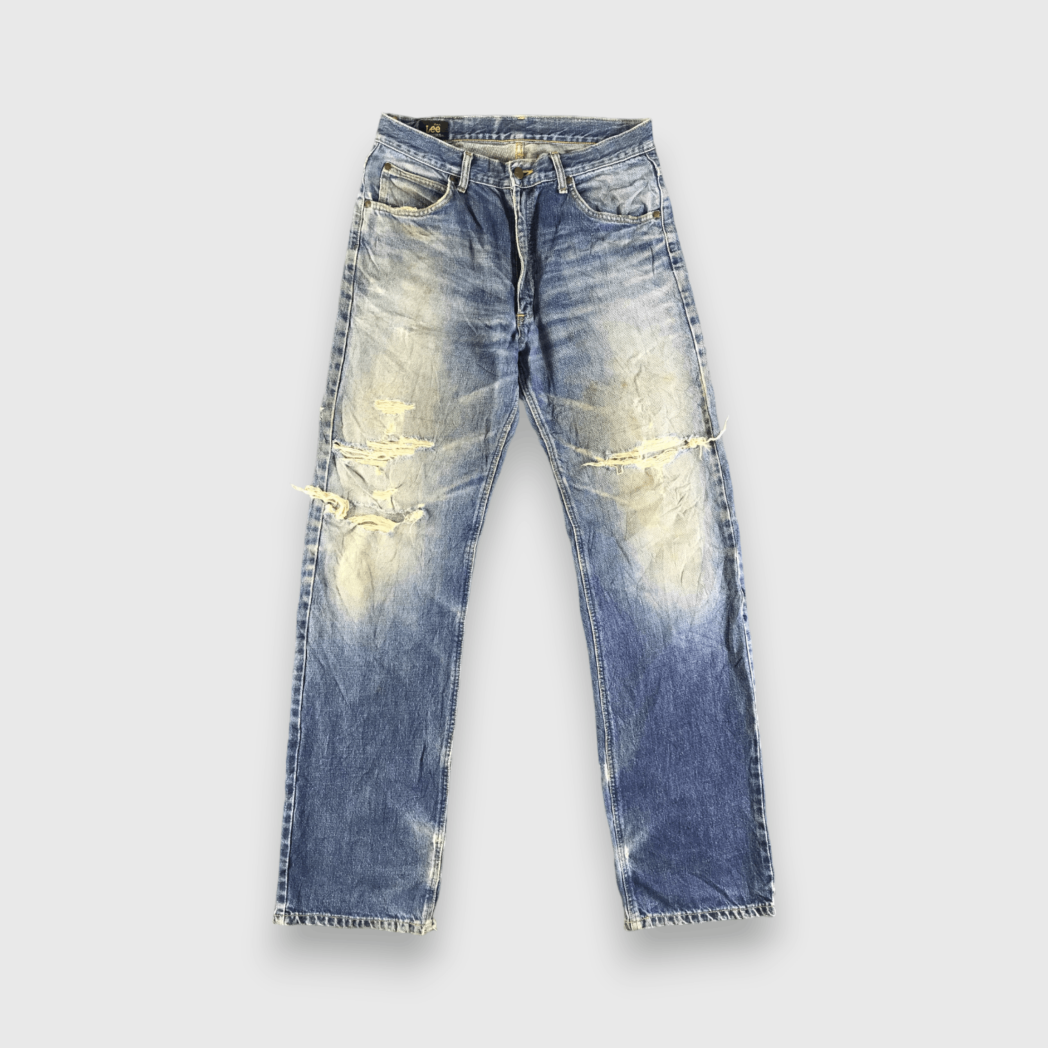 Lee Vintage Blue Wash Lee Jeans-J3555 Size US 32 / EU 48 - 1 Thumbnail
