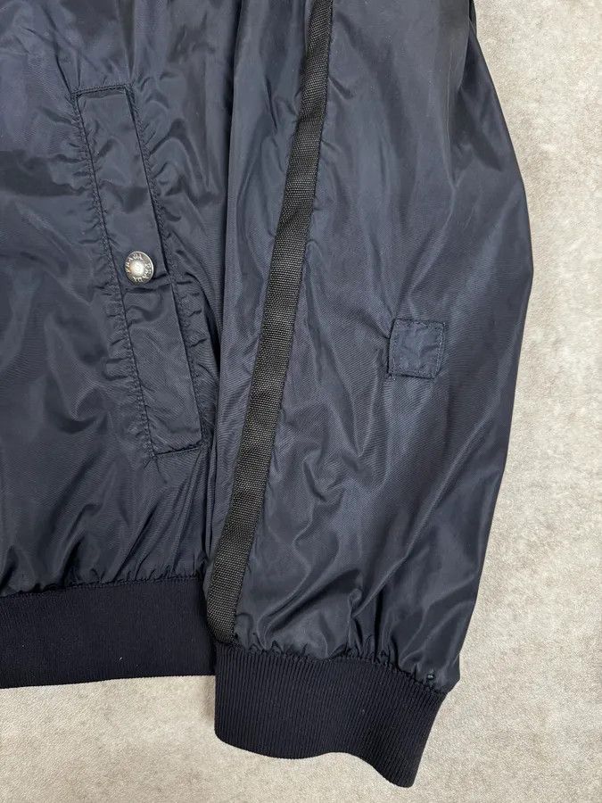 Prada 2000s Prada Nylon Navy Bomber Jacket Size US M / EU 48-50 / 2 - 8 Thumbnail