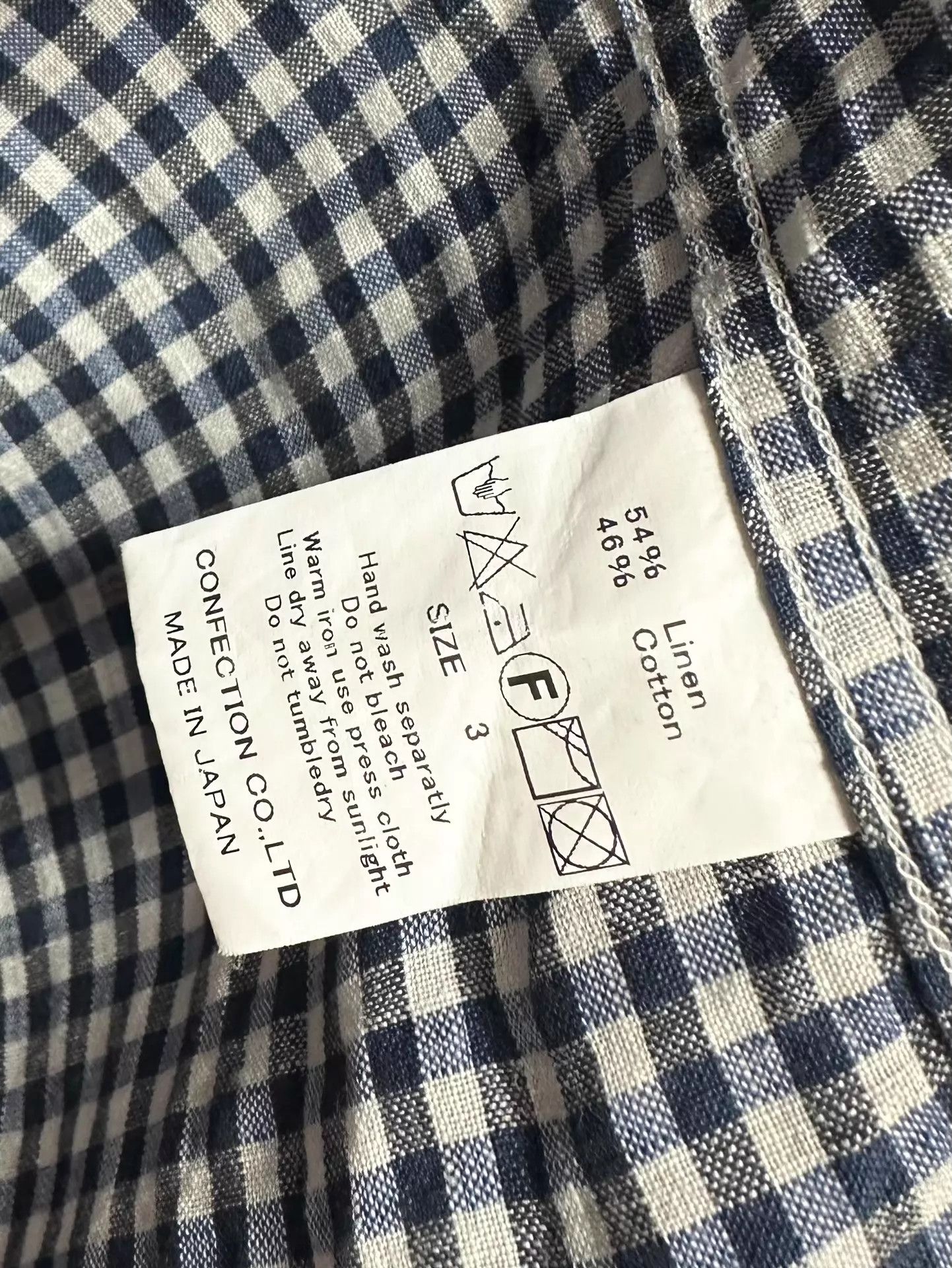 Other Vintage French Premium Linen-Cotton Worker's Shirt Unisex Size US L / EU 52-54 / 3 - 6 Thumbnail