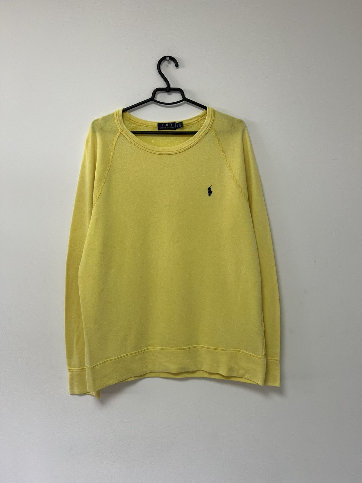 Polo Ralph Lauren × Vintage Vintage Polish Ralph Lauren Yellow Sweatshirt Rare sz L Size US L / EU 52-54 / 3 - 1 Thumbnail