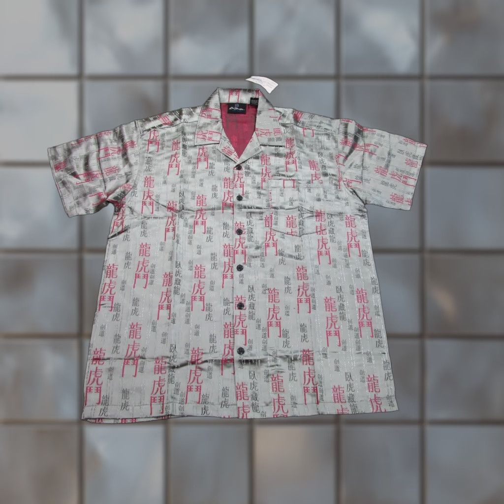 Vintage VINTAGE Kno Betta Shirt mens M Japanese Abstract Metallic Satin y2k All Over Size US M / EU 48-50 / 2 - 1 Thumbnail