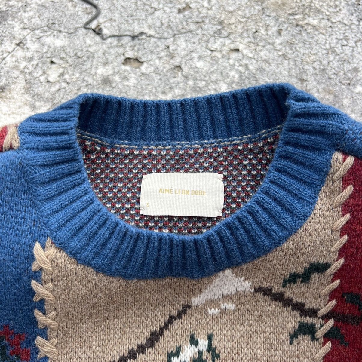 Aime Leon Dore ALD Village Patchwork Sweater Size US S / EU 44-46 / 1 - 7 Thumbnail
