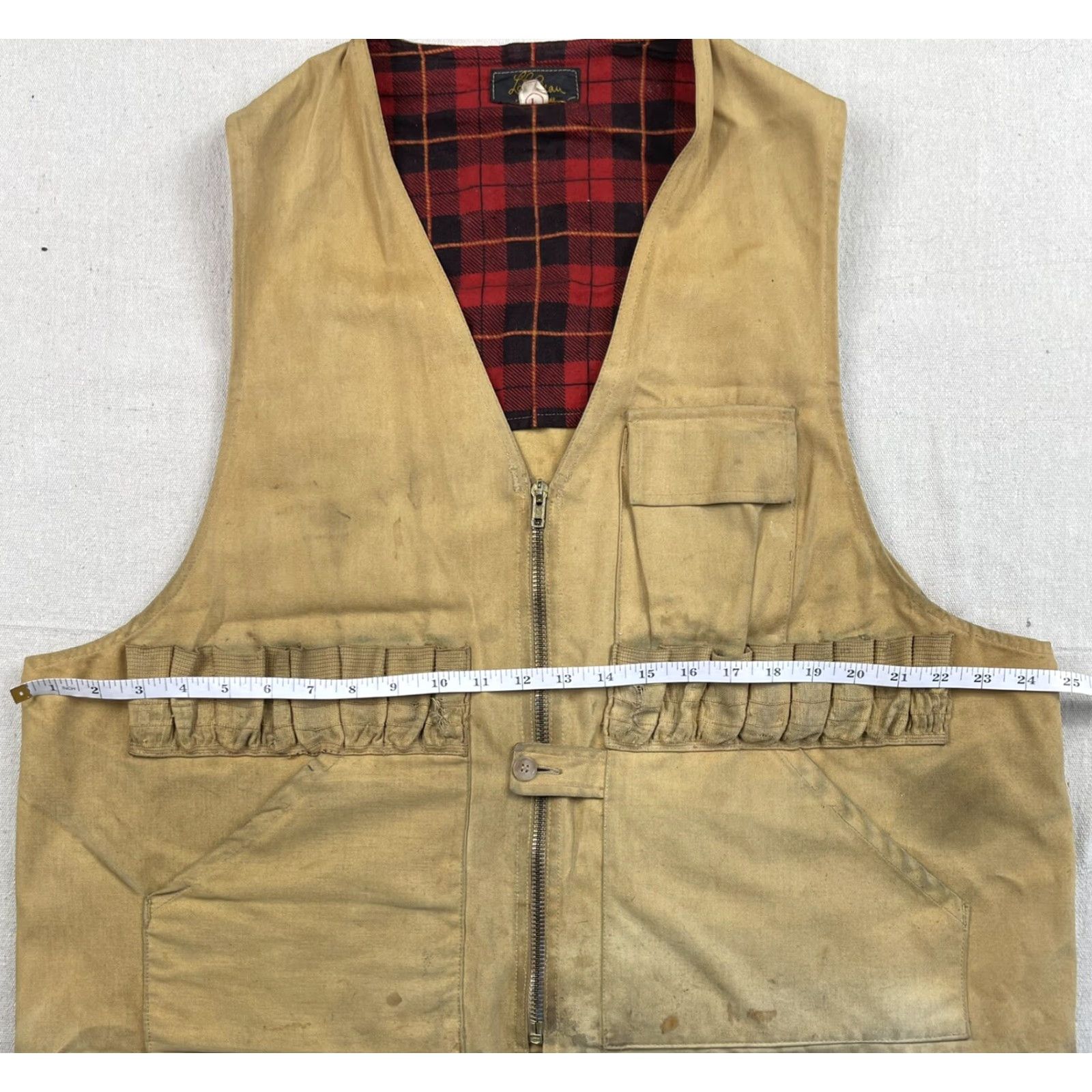 Vintage VINTAGE LL Bean Hunting Vest Brown Duck Canvas Outdoor 1950s Adult Large Size US L / EU 52-54 / 3 - 5 Thumbnail