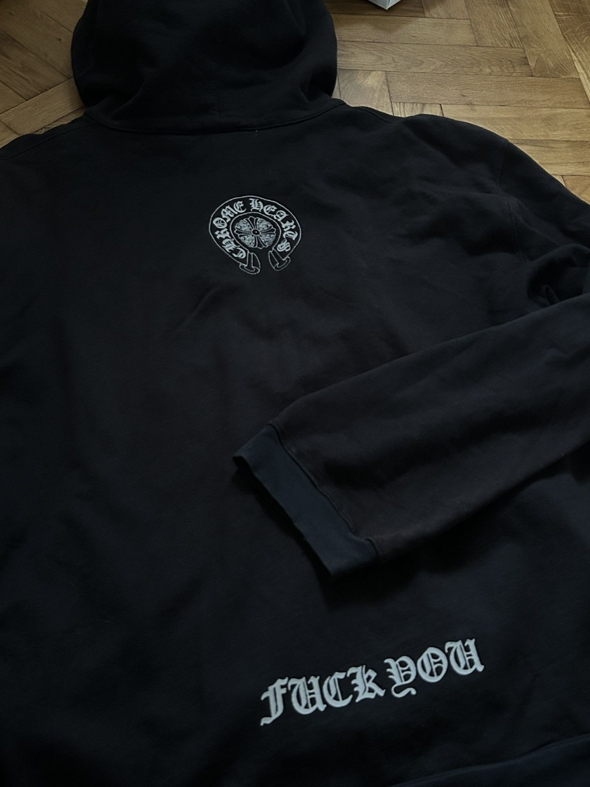 Chrome Hearts Rare Chrome Hearts Zip Hoodie “Fuck You”– Dagger Zip Size US M / EU 48-50 / 2 - 2 Thumbnail