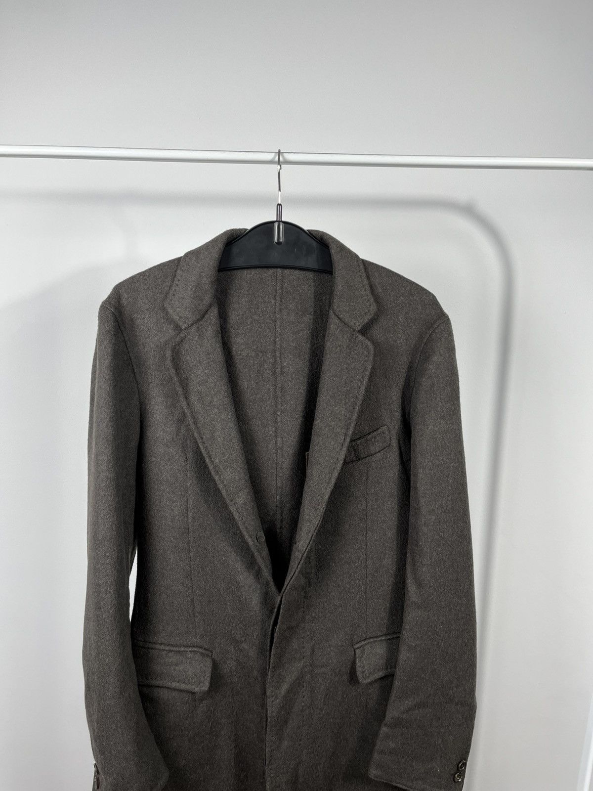 Other I Venturini Women’s Wool Coat Brown Made in Italy Size L / US 10 / IT 46 - 2 Thumbnail