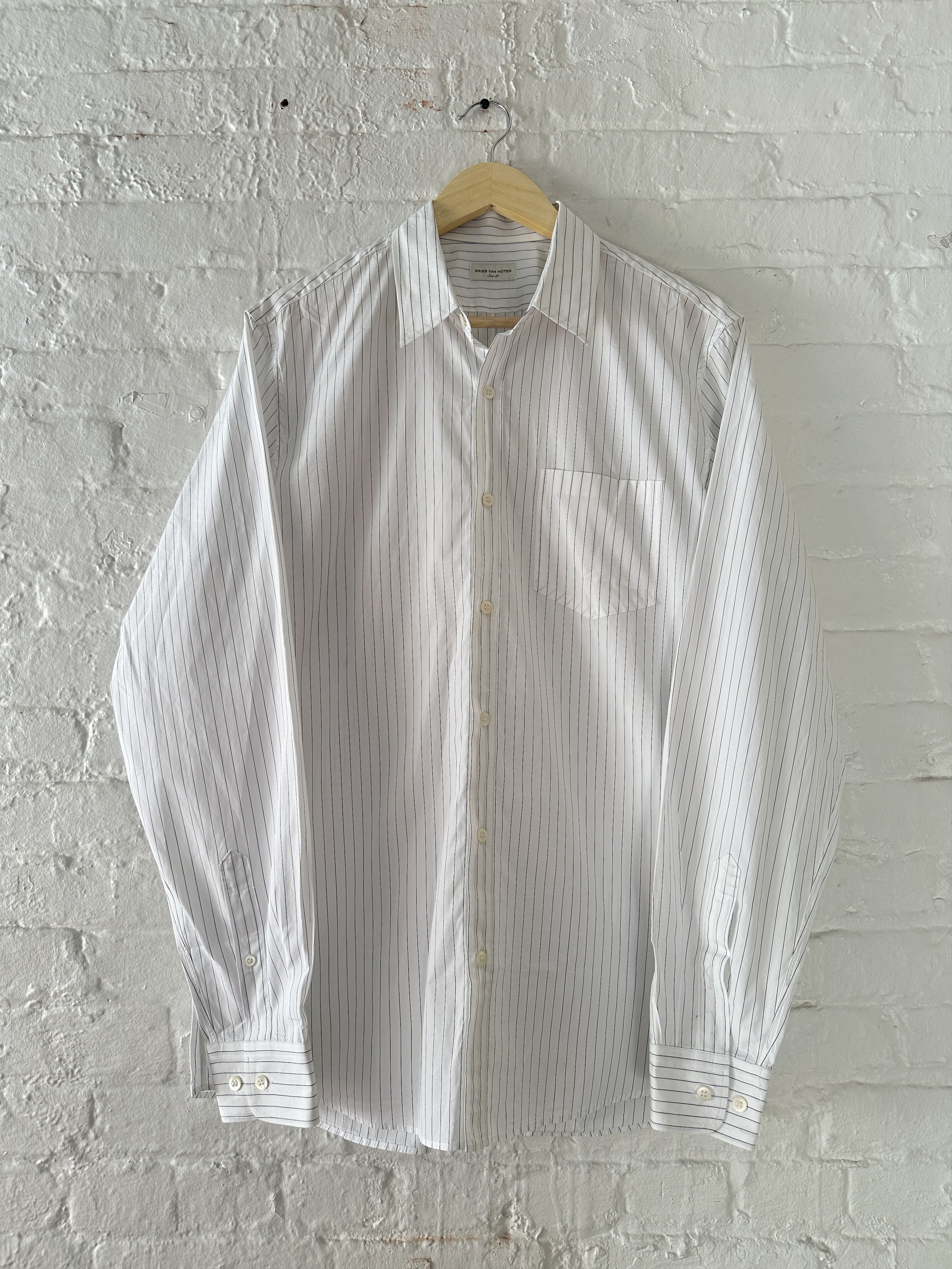 Dries Van Noten Dries Van Noten Striped Button Up Shirt Size US M / EU 48-50 / 2 - 1 Thumbnail