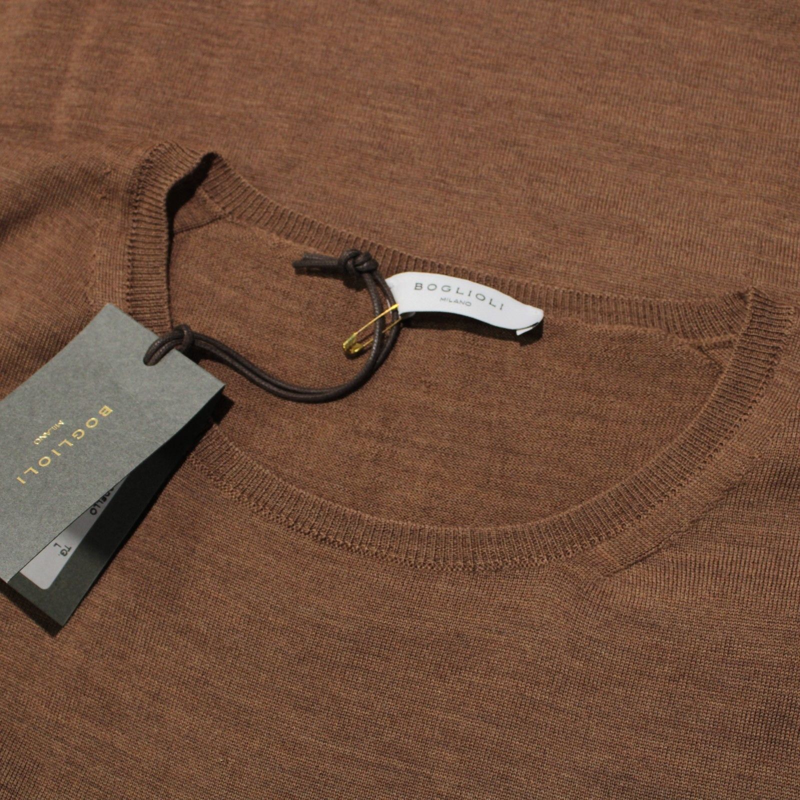 Boglioli Boglioli Sweater Size US L in Brown Size US L / EU 52-54 / 3 - 1 Thumbnail