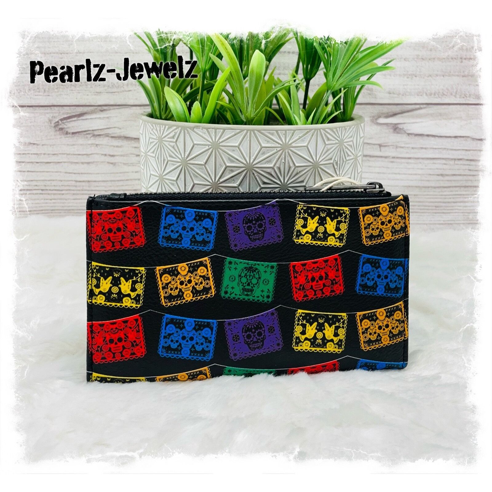 Disney Loungefly Dia De Los Muertos Papel Picado Flap Banner Flag W Size ONE SIZE - 2 Thumbnail