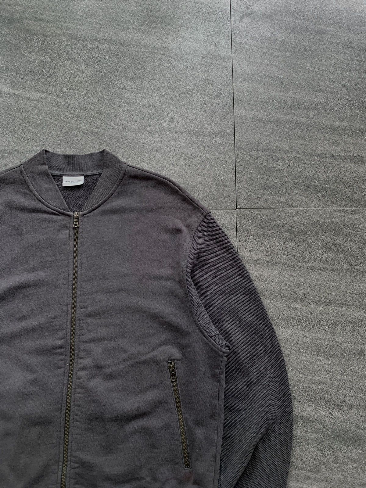 Dries Van Noten FREE TAX! Mesh Sleeved Bomber Jacket Size US M / EU 48-50 / 2 - 3 Thumbnail