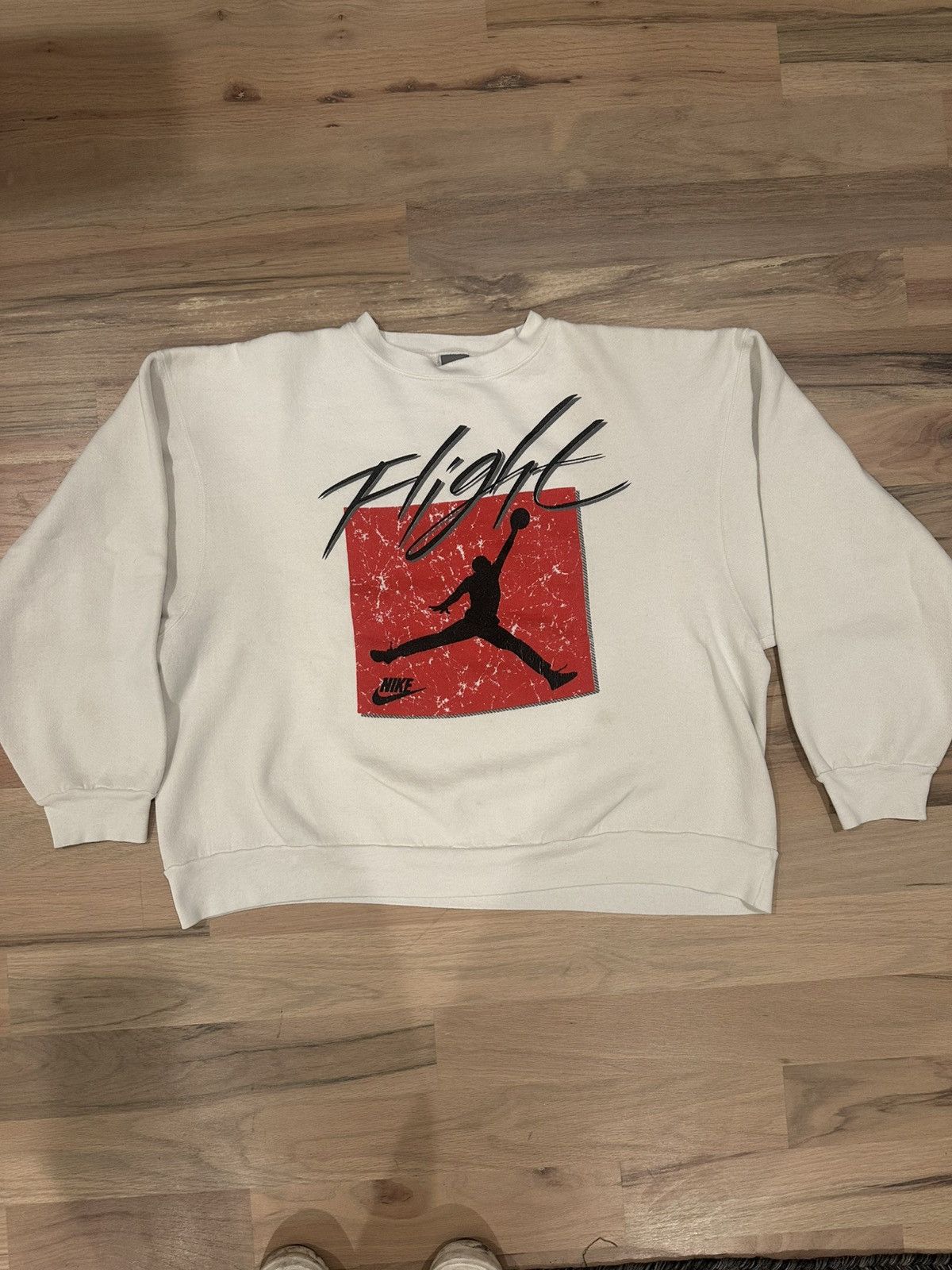 Nike Vintage 90s Nile Air Jordan Flight Crewneck - XL Size US XL / EU 56 / 4 - 1 Thumbnail